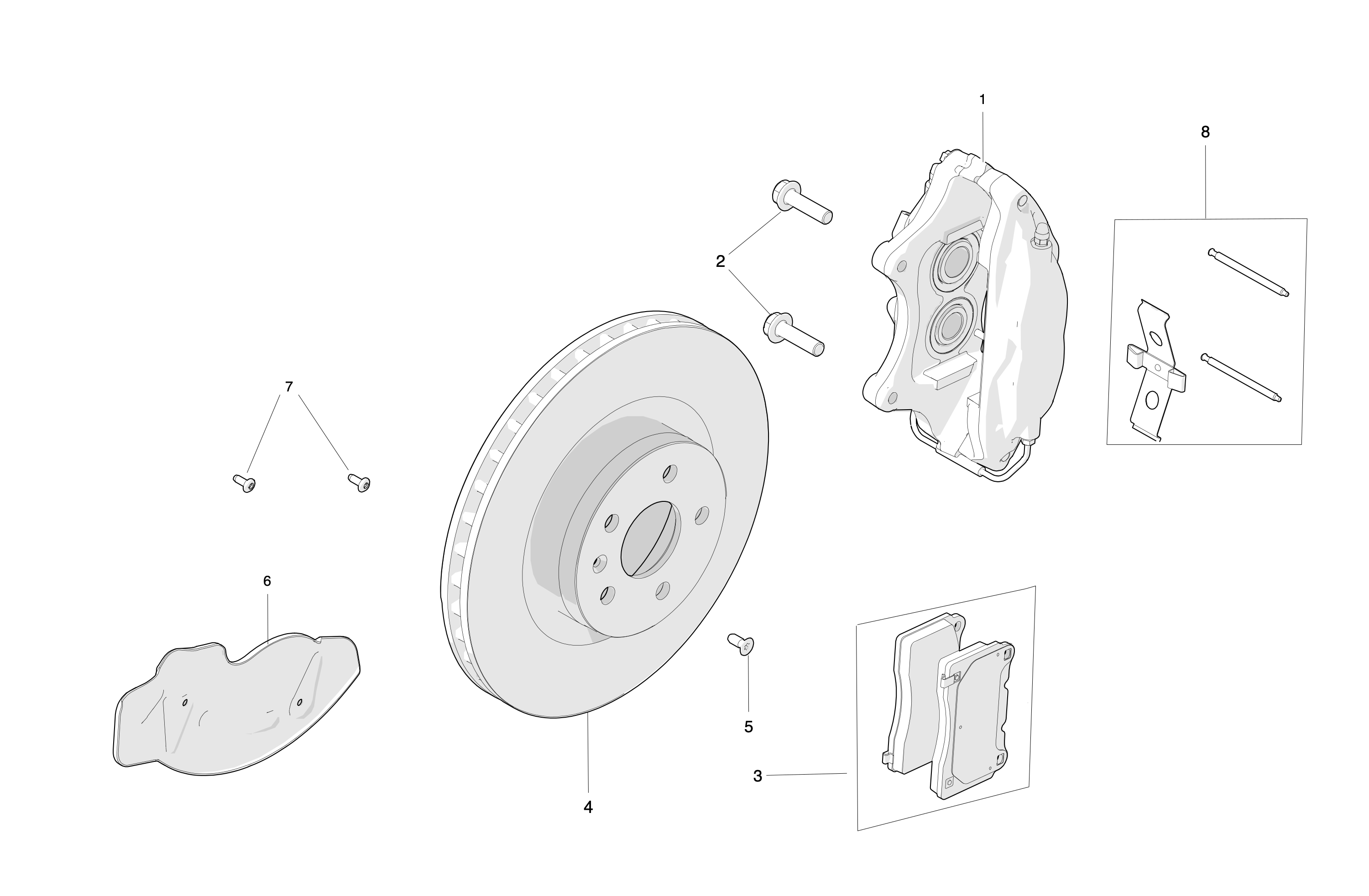 FRONT BRAKE PAD - SERVICE KIT – 1055066-00-D