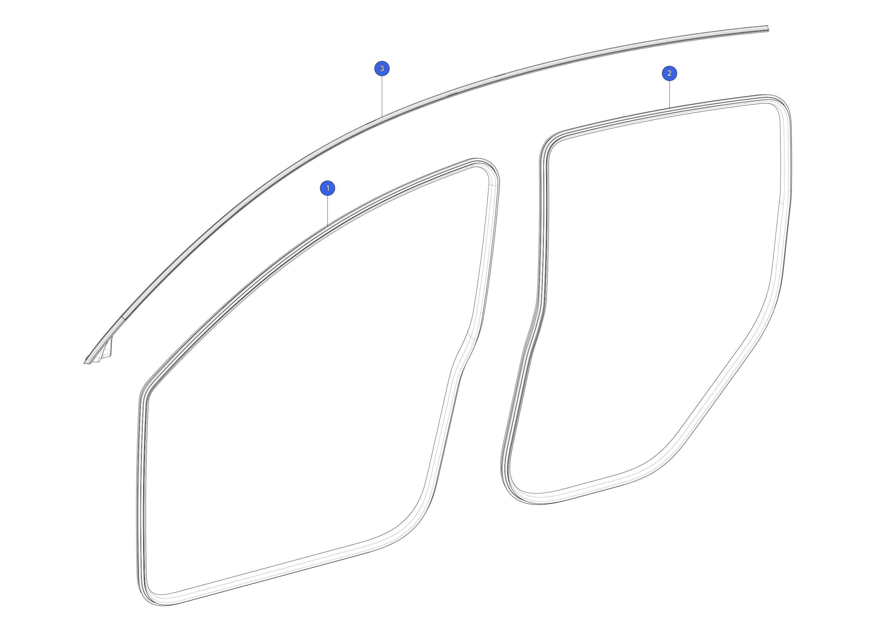 HEADER SEAL - LEFT HAND – 1497677-00-B