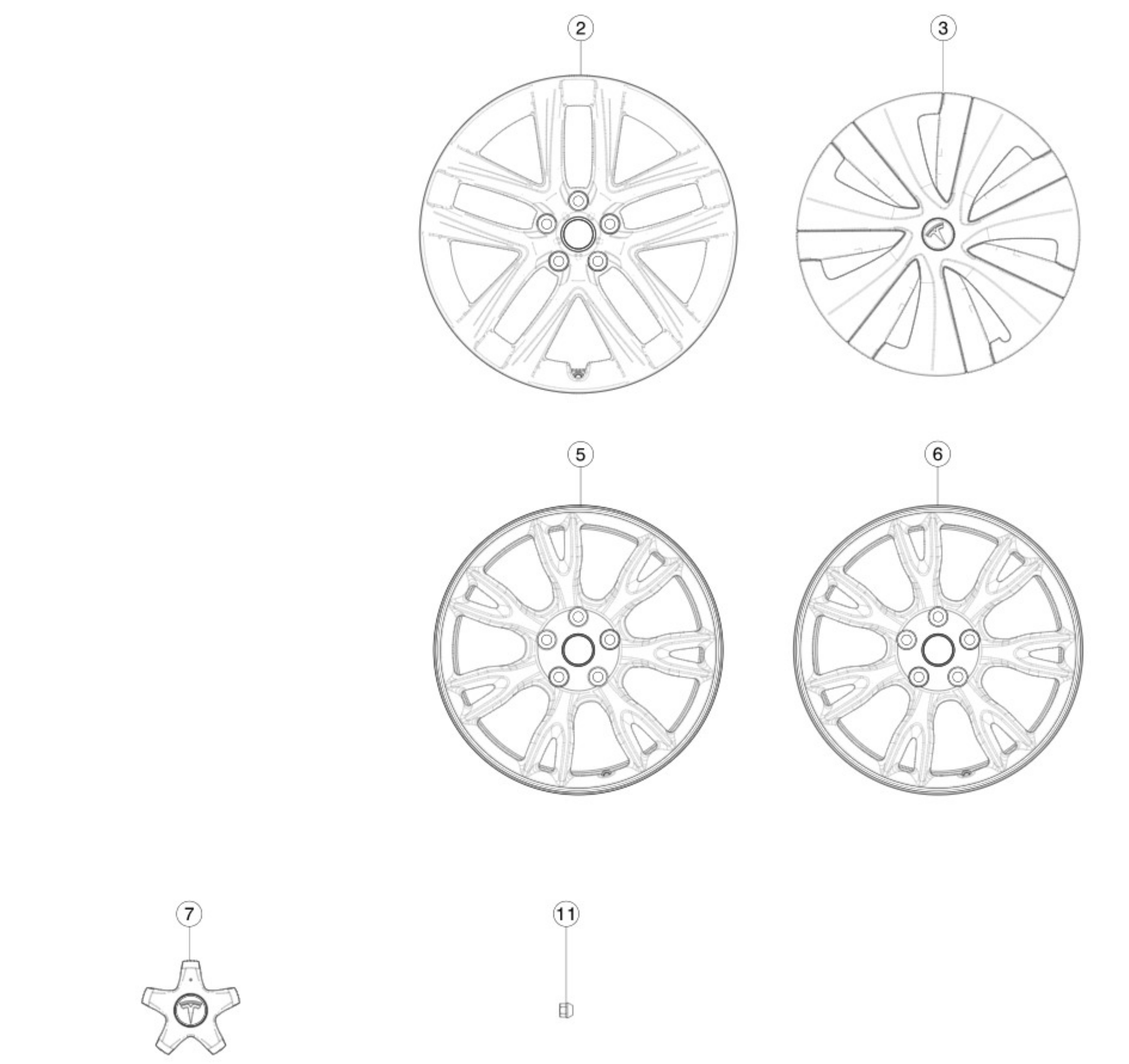 WHEEL, 20X11.0J, ZERO-G, REAR – 1420227-00-A