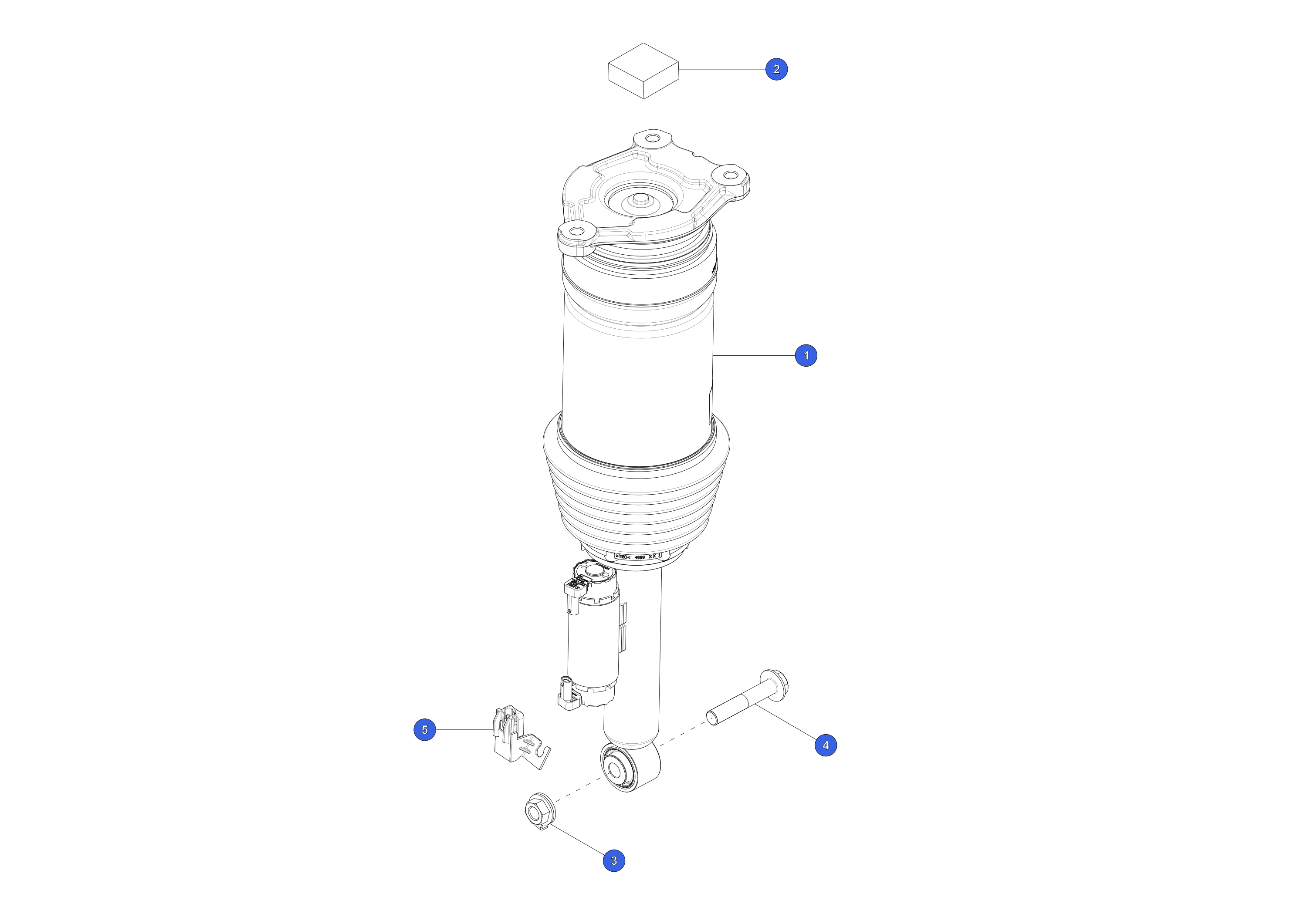 REAR AIR SPRING MODULE - LEFT HAND - PERFORMANCE – 1420462-00-D