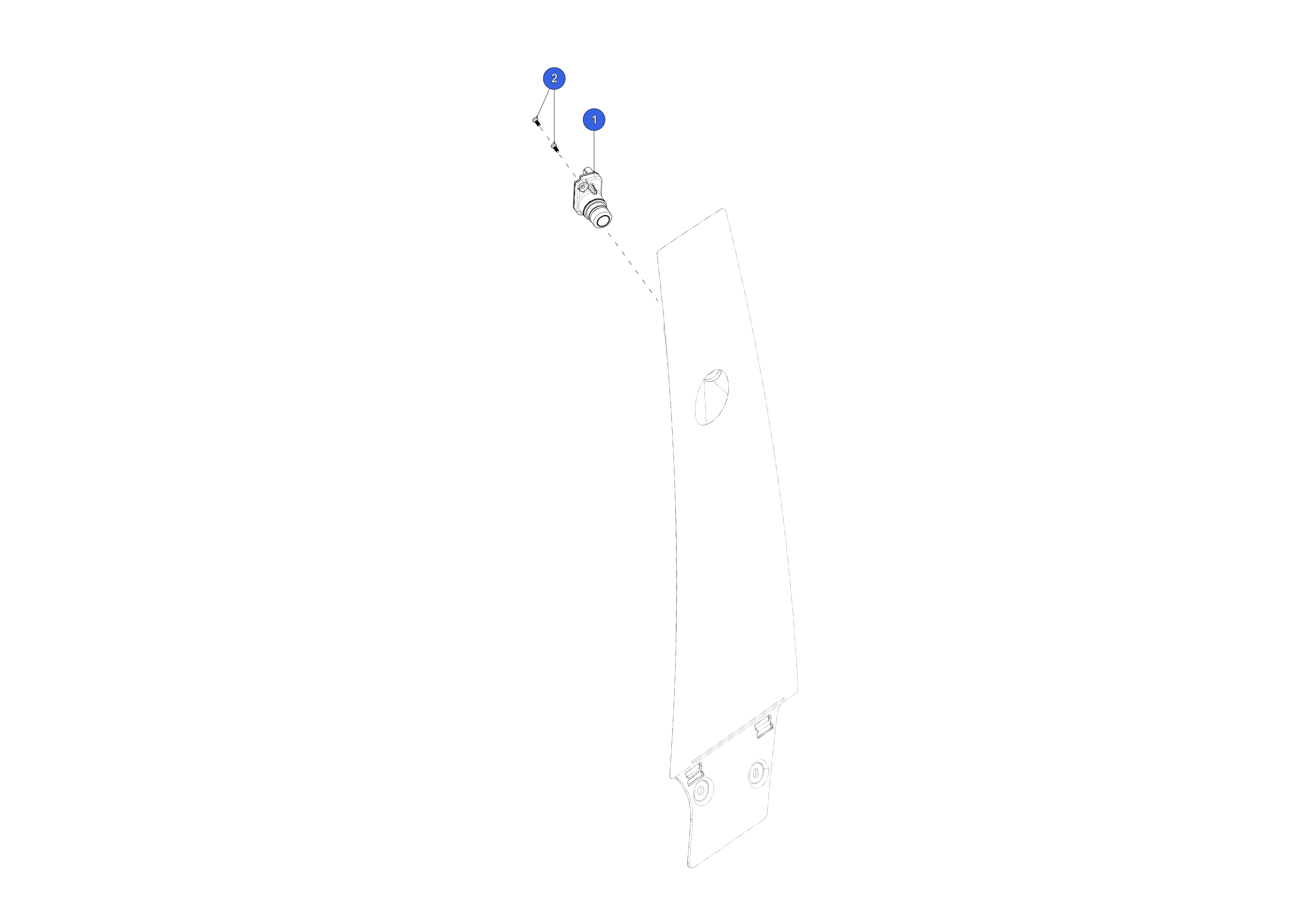 B-PILLAR CAMERA - RIGHT HAND – 1656620-0R-B