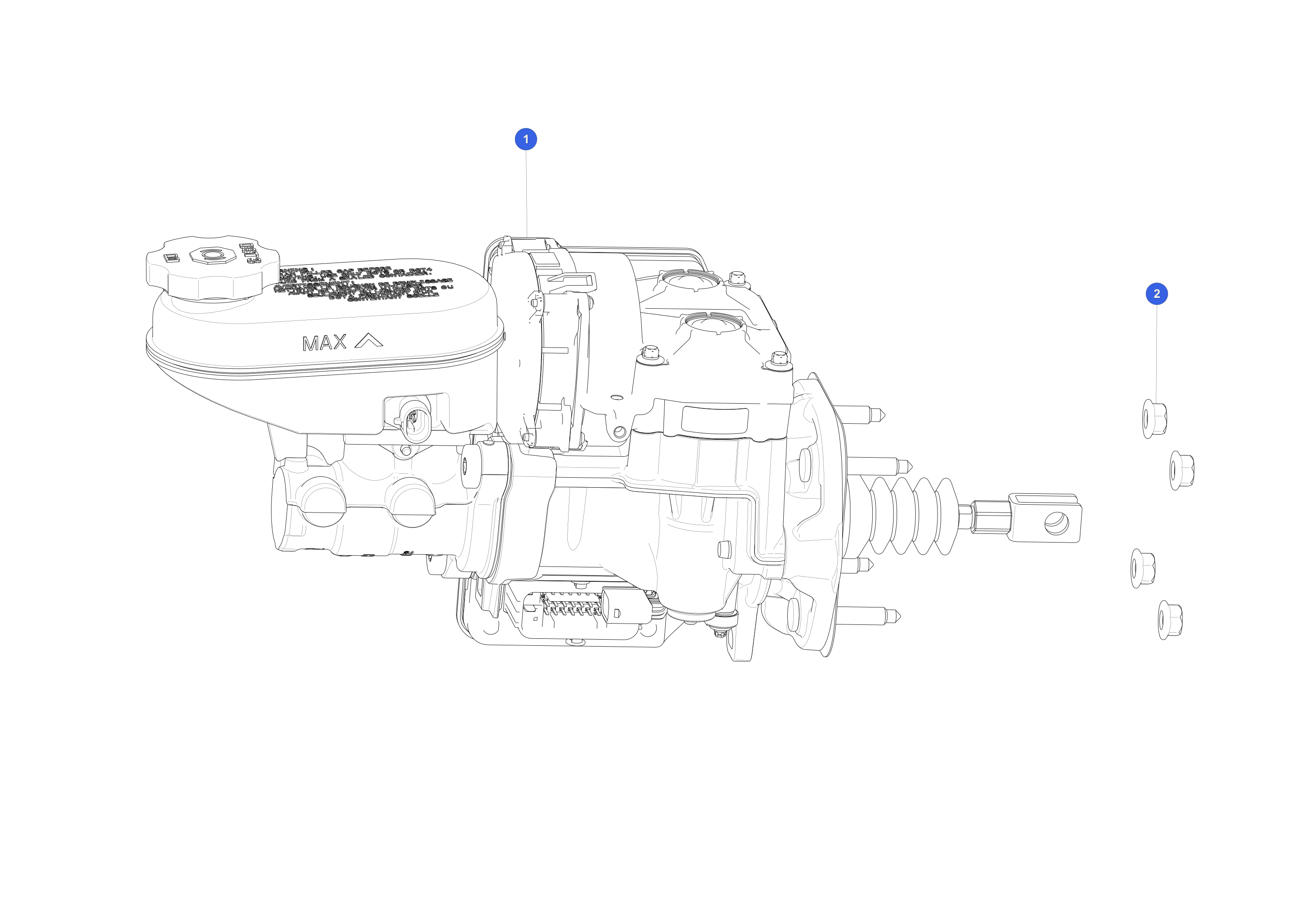 SENSOR - BRAKE FLUID LEVEL – 6008119-00-A