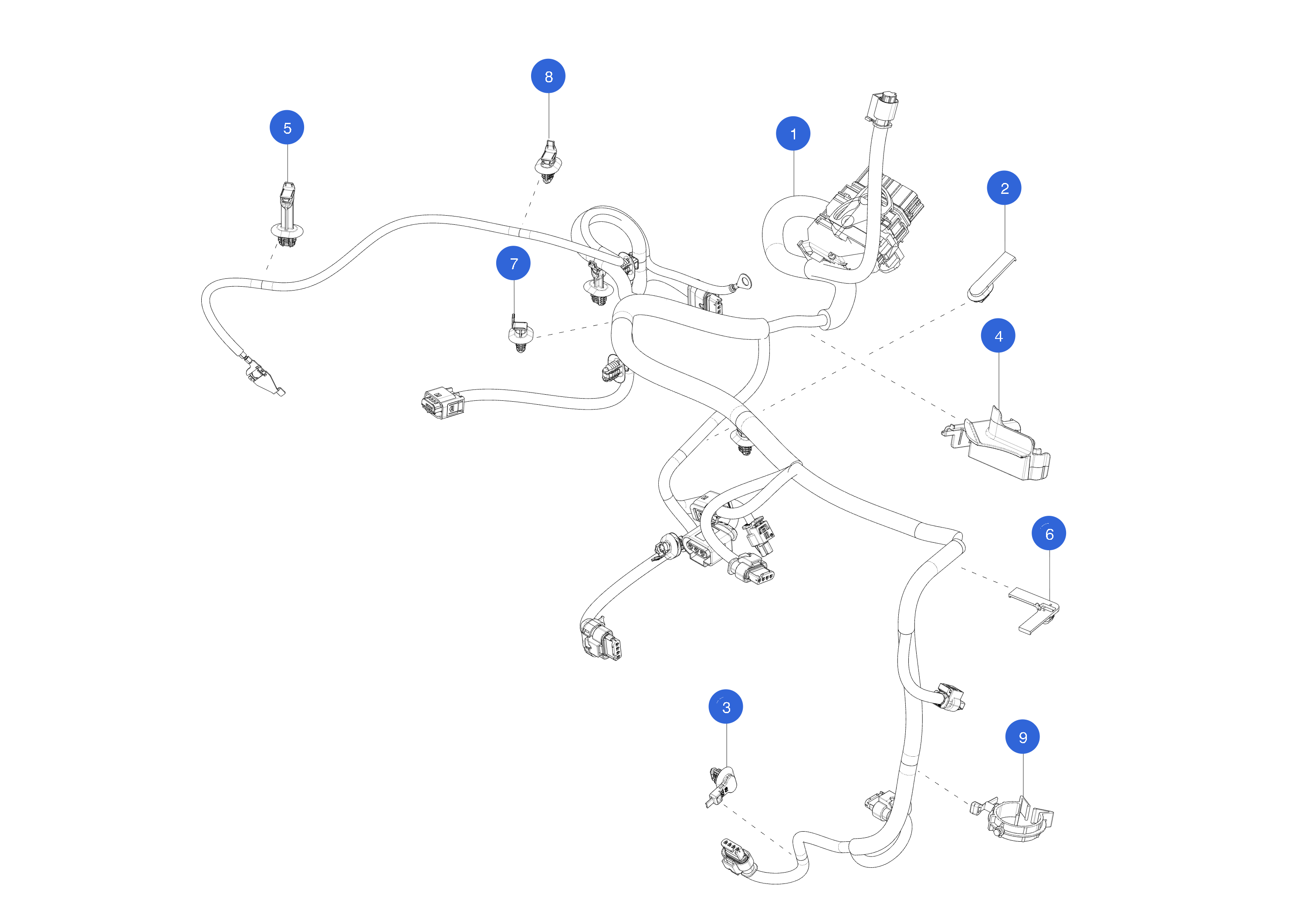 HARNESS - THERMAL BAR (1 pcs.) – 2068767-00-C