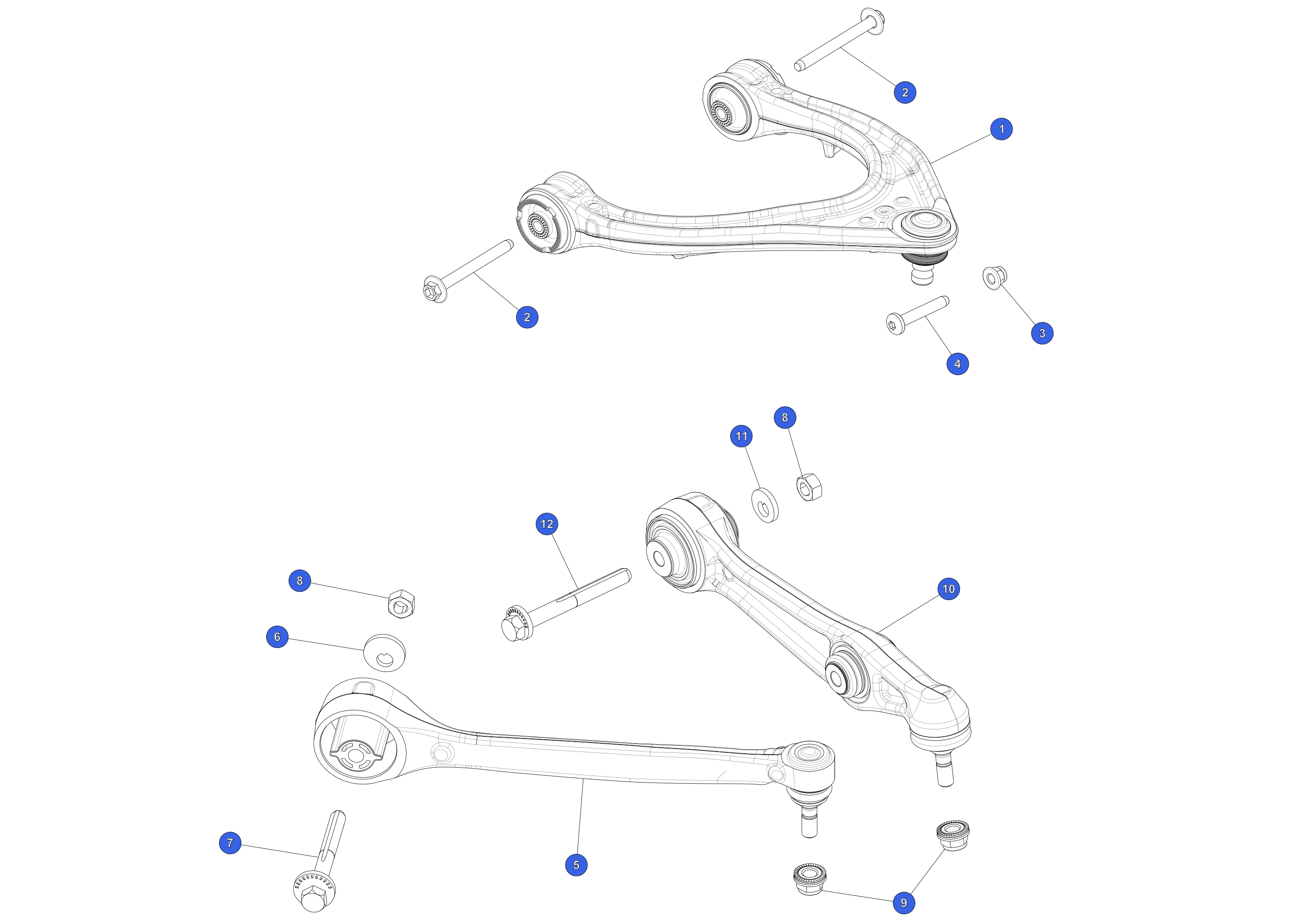 FORE LINK ASSEMBLY, RIGHT HAND – 1420346-00-C