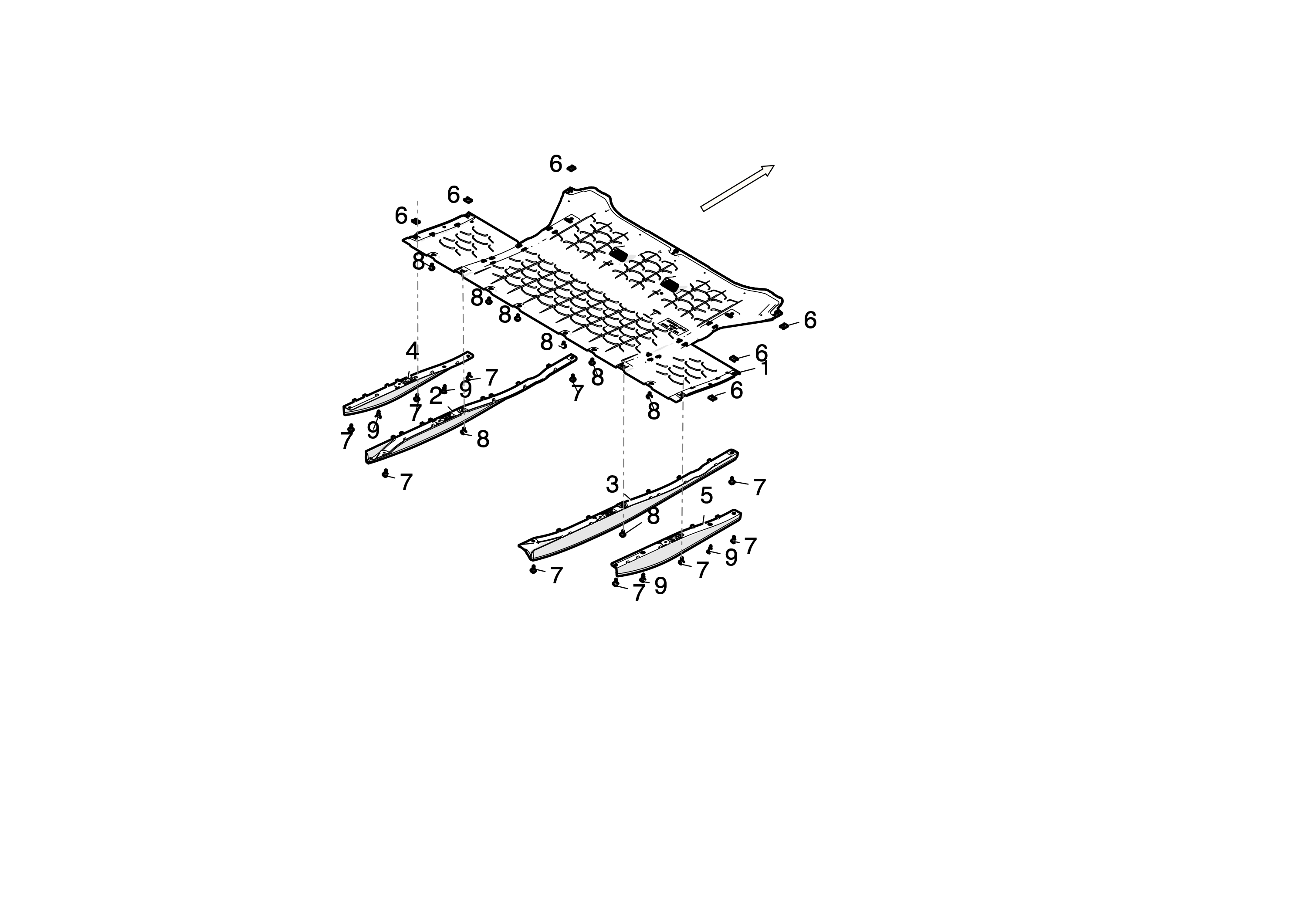 AERO SHIELD INNER STRAKE - LEFT HAND – 6008186-00-D