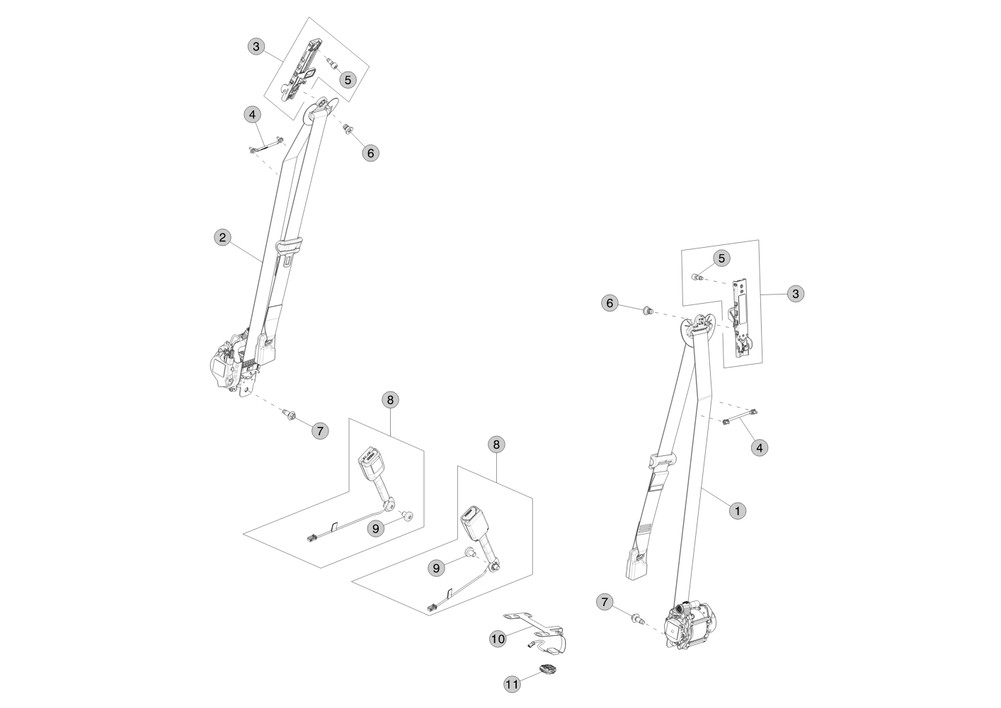 1R SBR BOX CLIP V2 (1 pcs.) – 1879497-00-A
