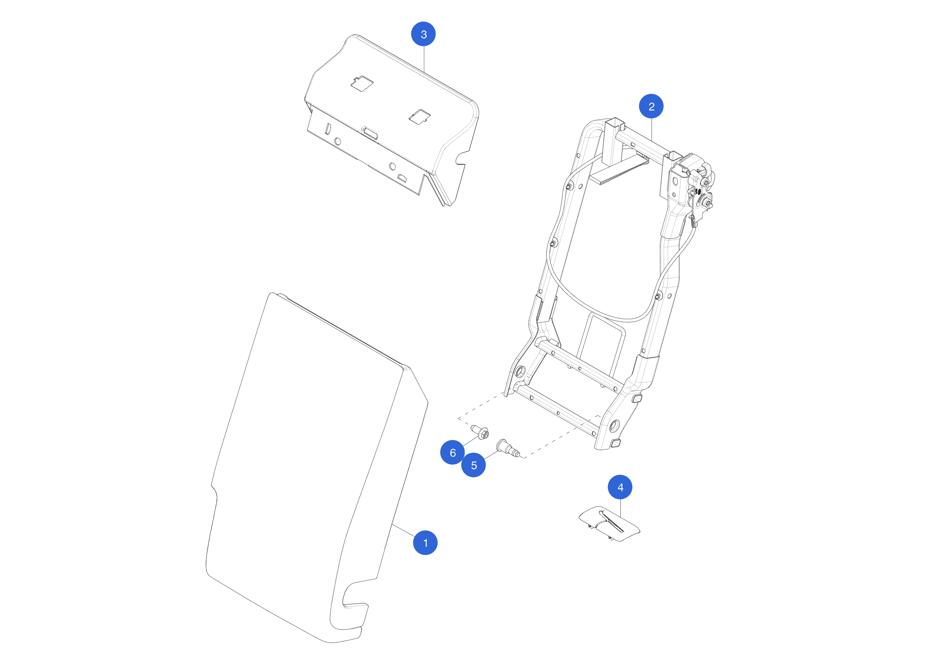 SECOND ROW CENTER UPPER CLOSEOUT – 2136013-00-D