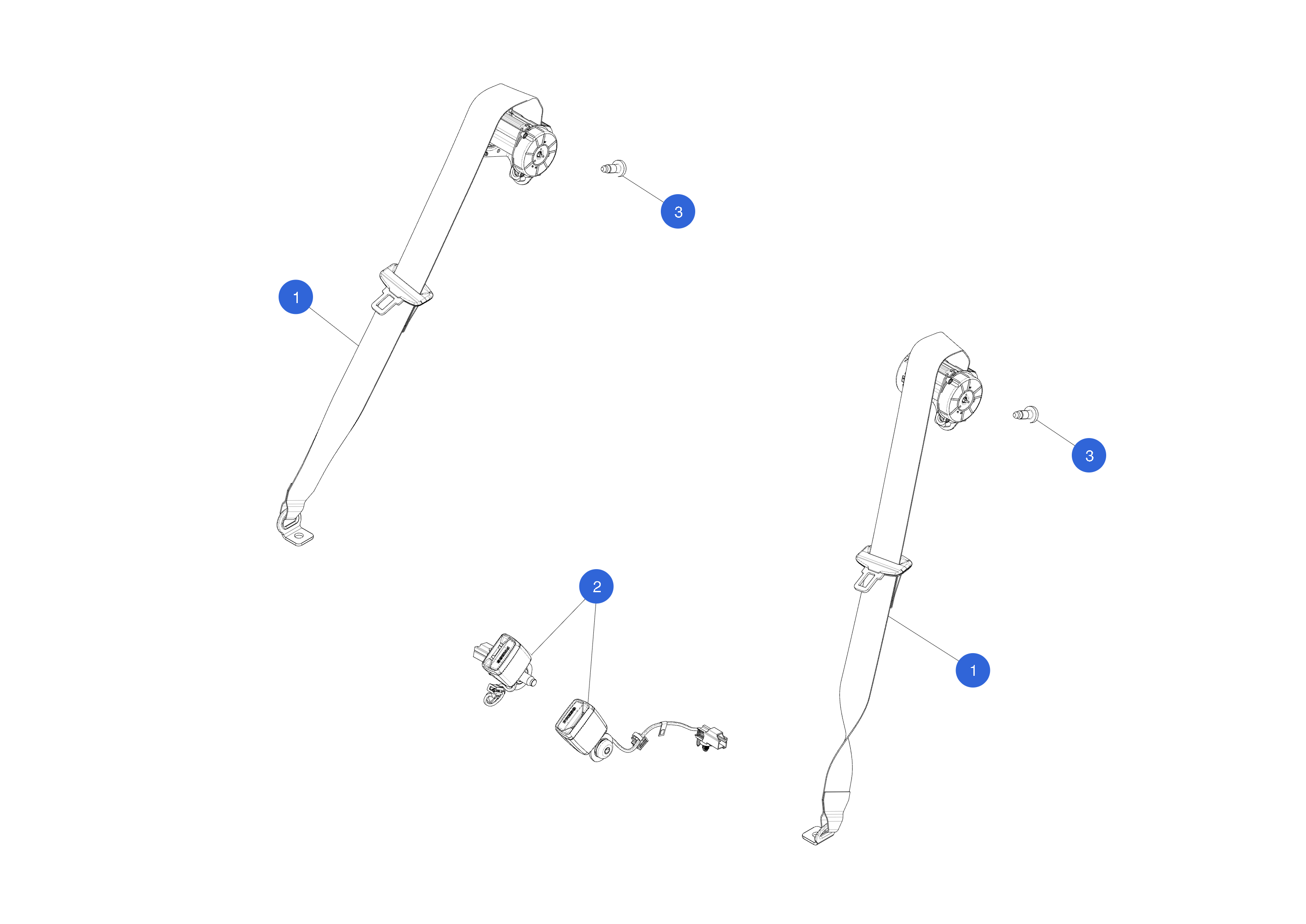 BOLT,PN,M10-1.5x30,[109],G1009,PC,A02 (3 pcs.) – 1556123-00-A