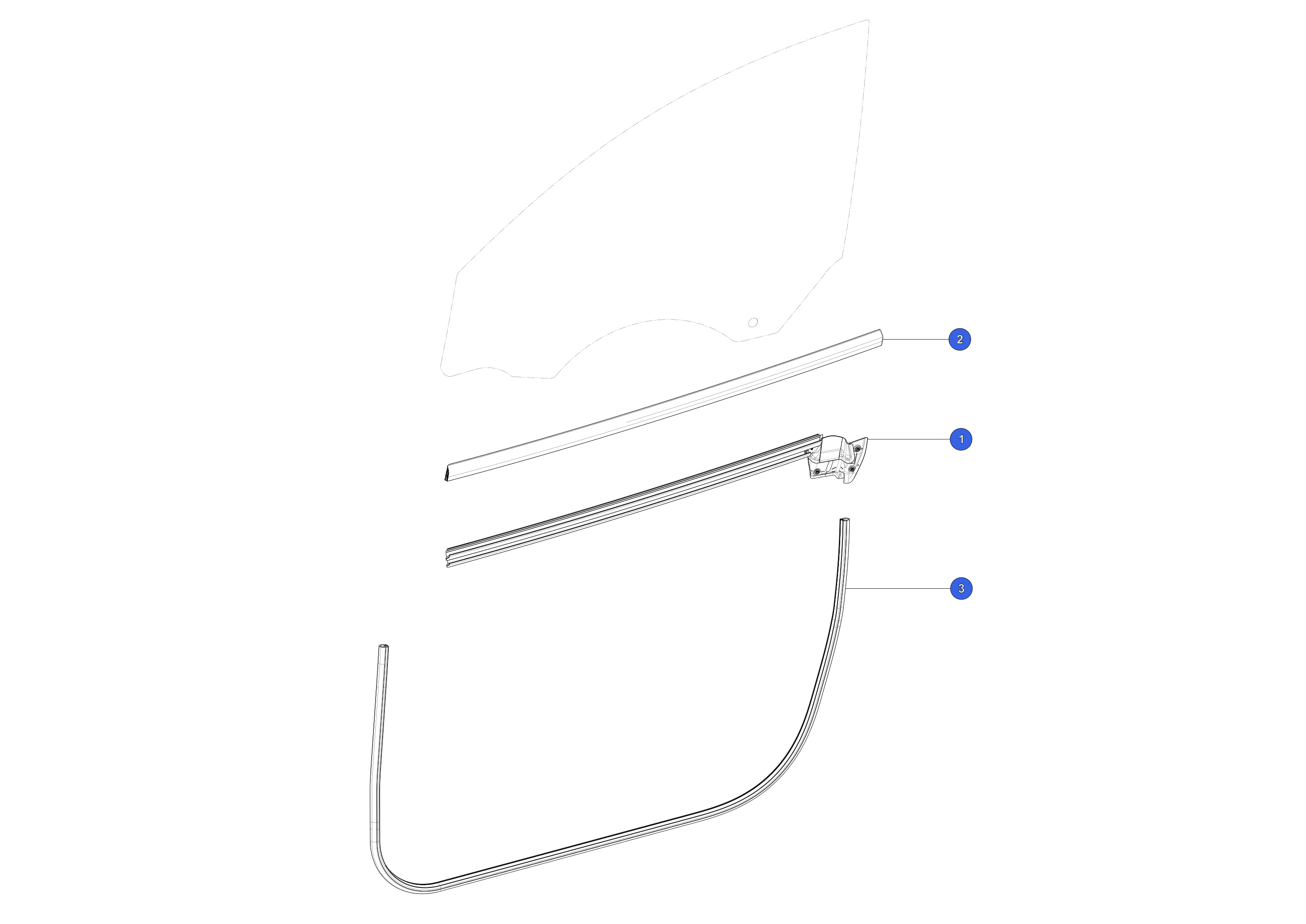 SECONDARY SEAL - FRONT DOOR - RIGHT HAND – 1500059-00-B