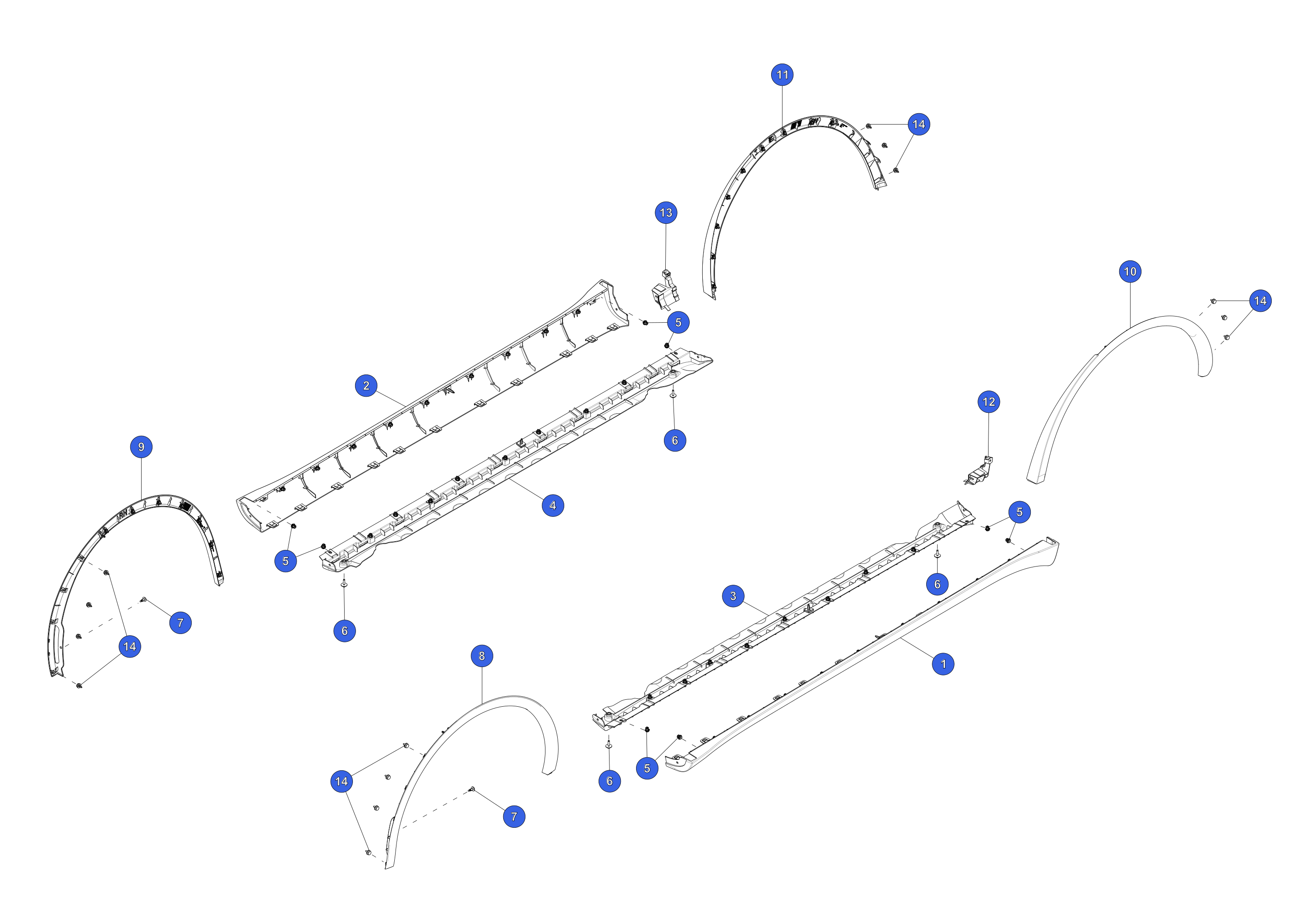 ROCKER COVER ASSEMBLY - LEFT HAND – 1497740-00-C