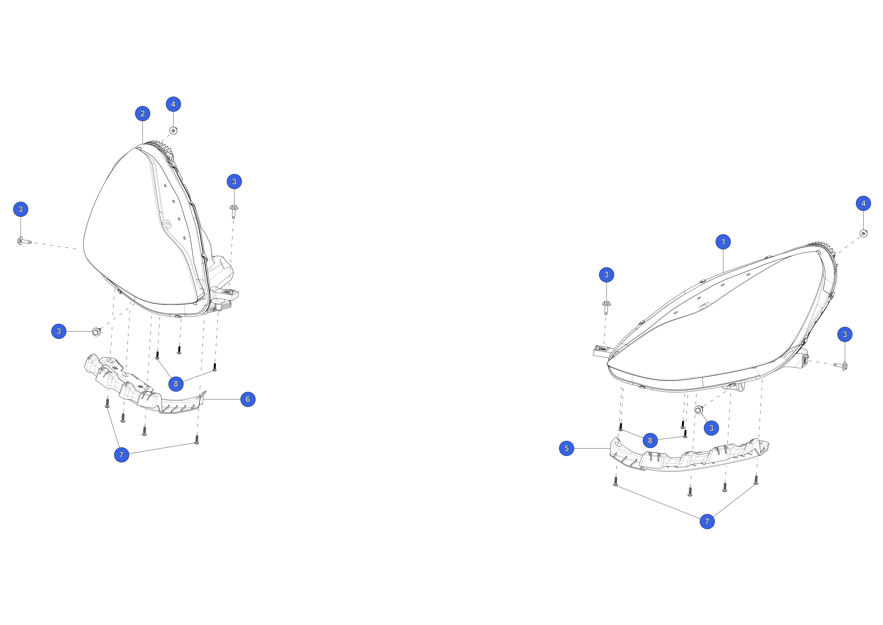 GLOBAL HEADLAMP FASCIA BRACKET - LEFT HAND – 1812092-00-A