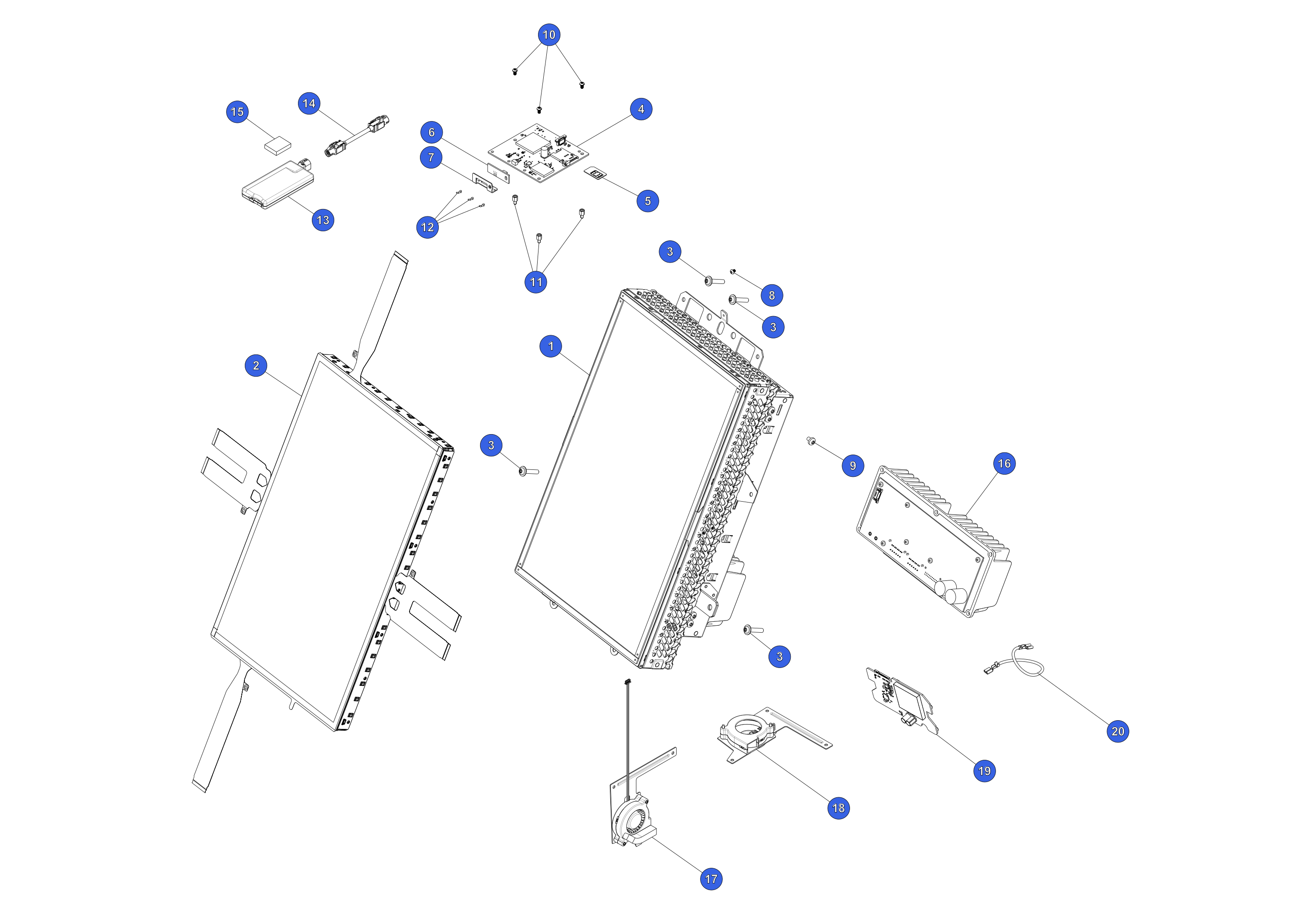 CABLE ASSY, HSD 450MM D-D KEY – 1032108-00-A
