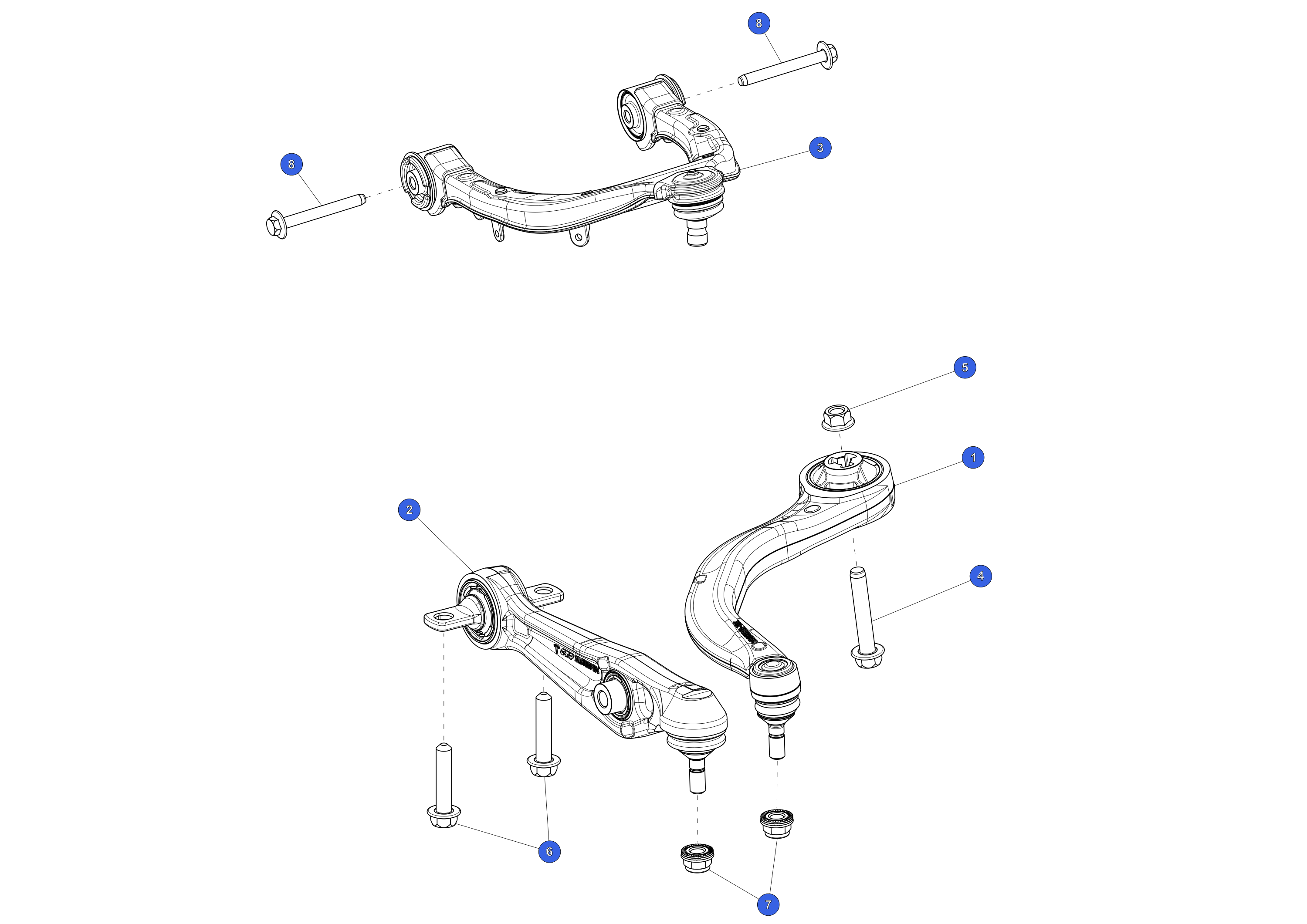 NYLON PATCH LATERAL LINK BOLT – 1109912-00-B