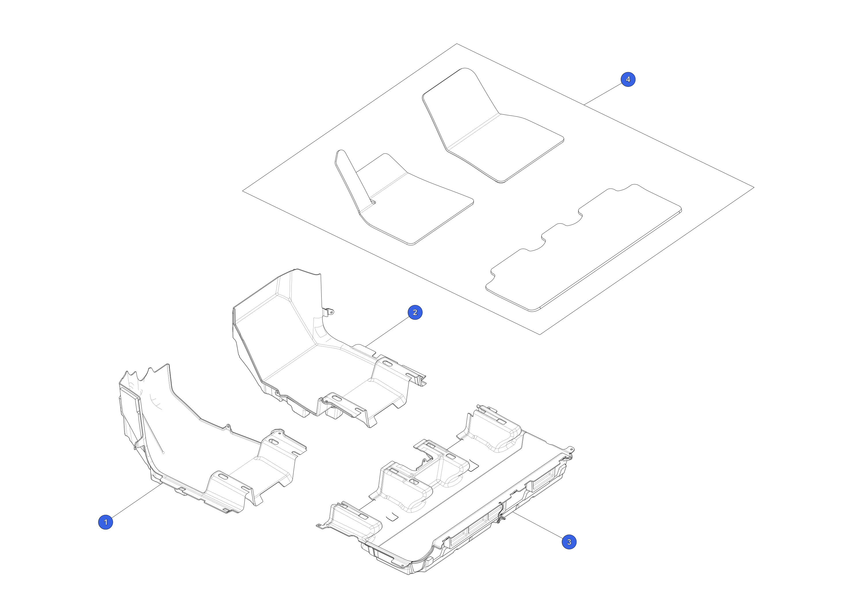 CABIN CARPET - FRONT - RIGHT HAND – 1493060-55-I