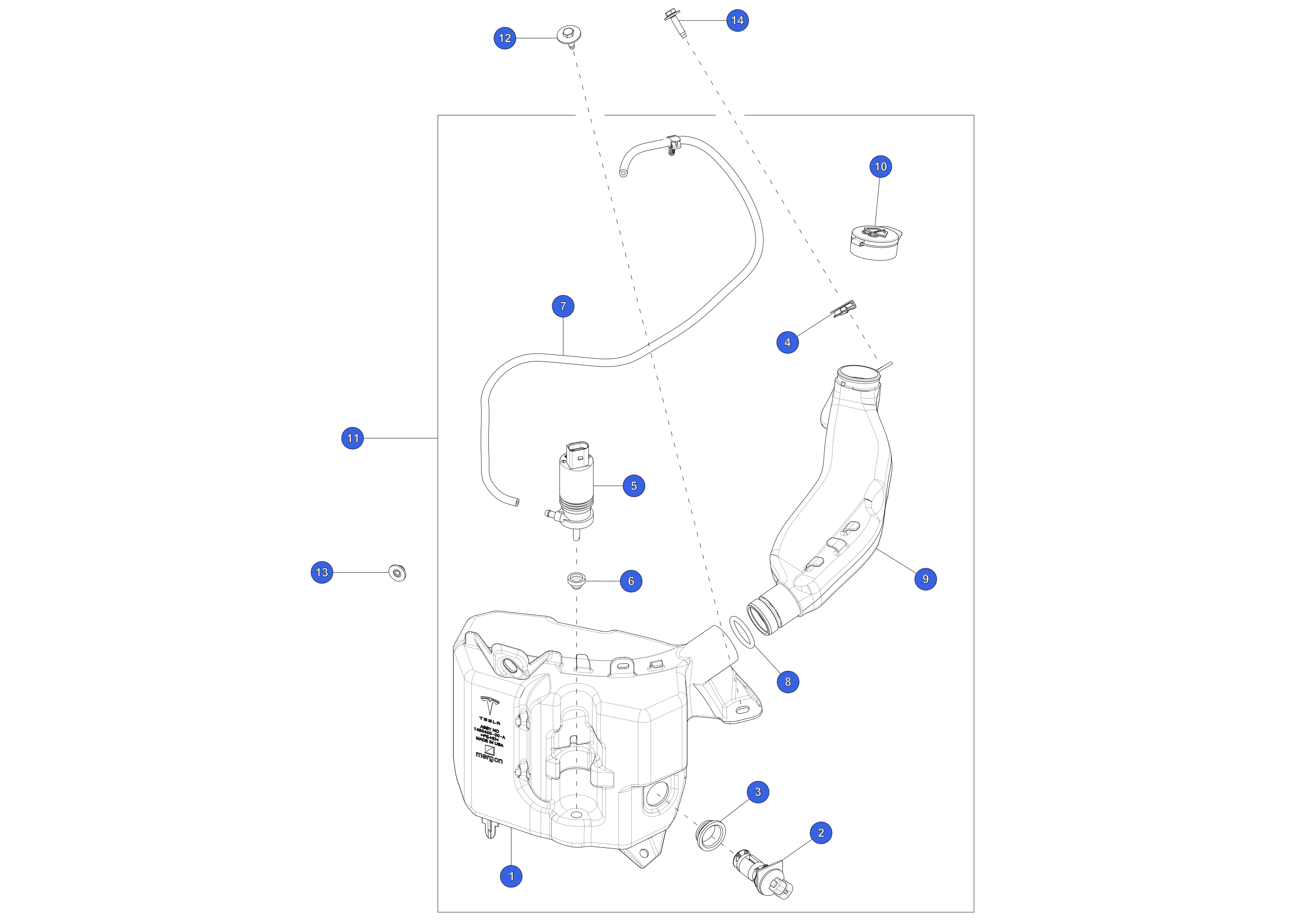 WASHER PUMP – 1607953-01-A
