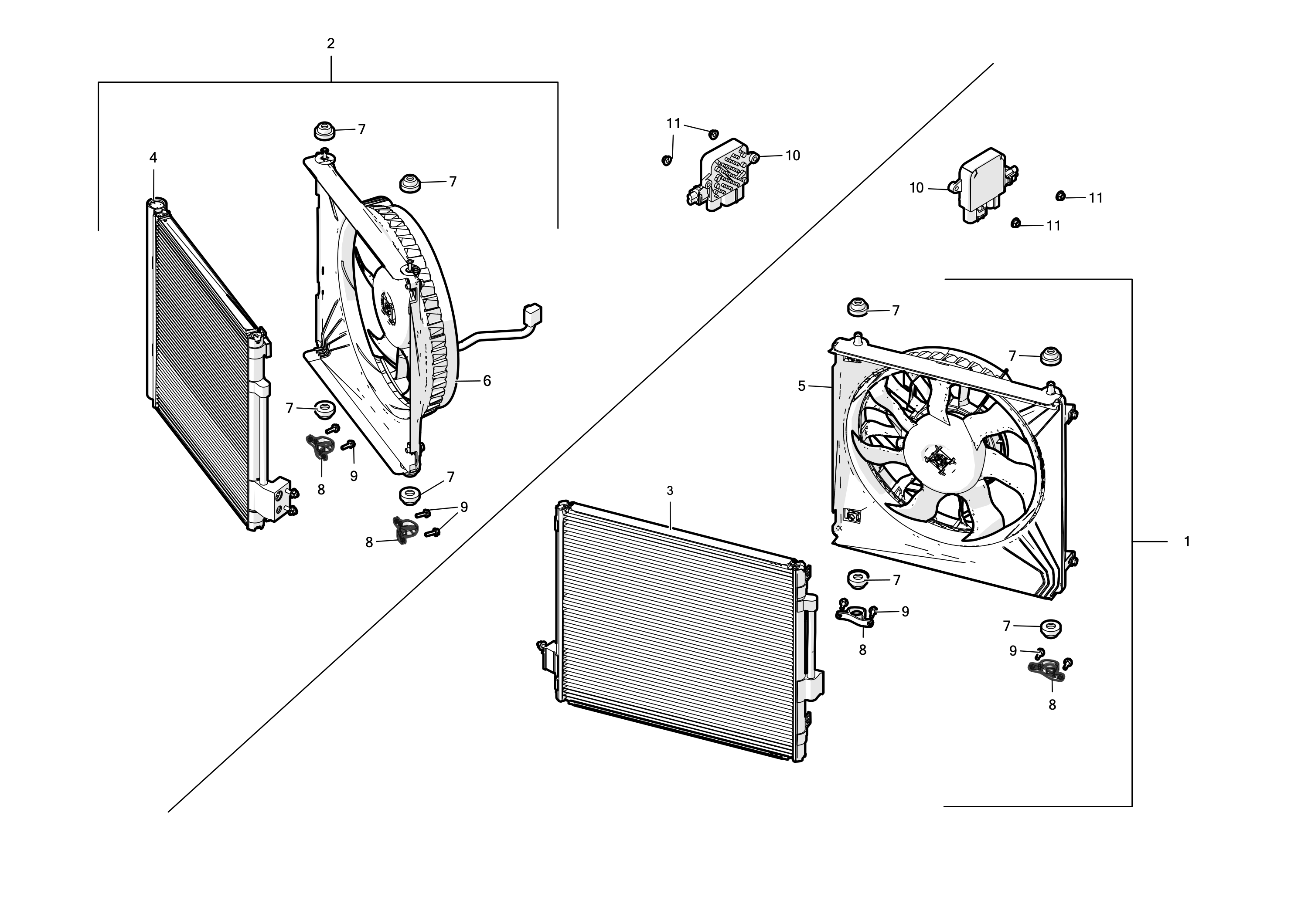 SUBCOOL FAN SHROUD ASSEMBLY – 6008358-00-D