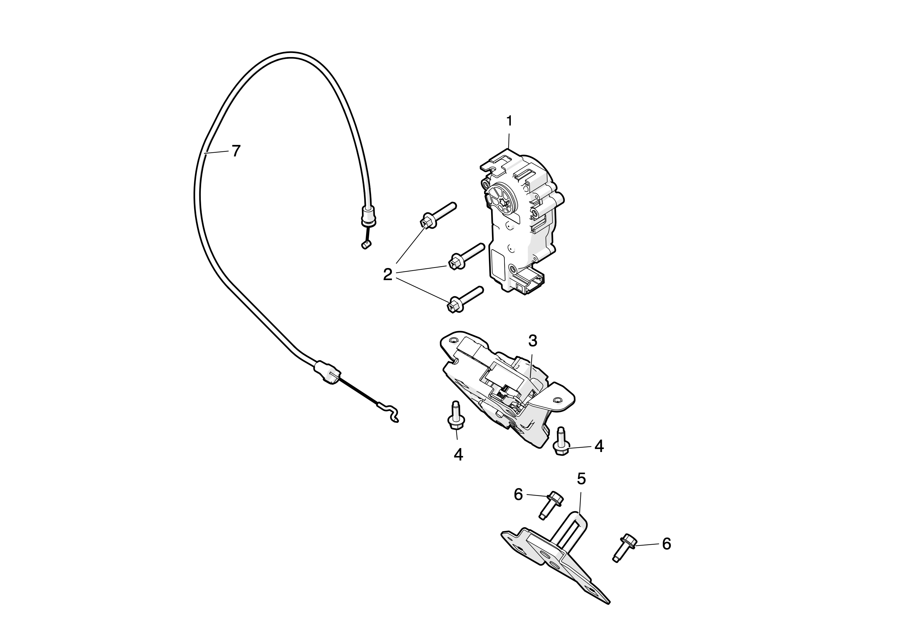 ASSEMBLY LIFTGATE LATCH PWR REL – 6006654-00-B