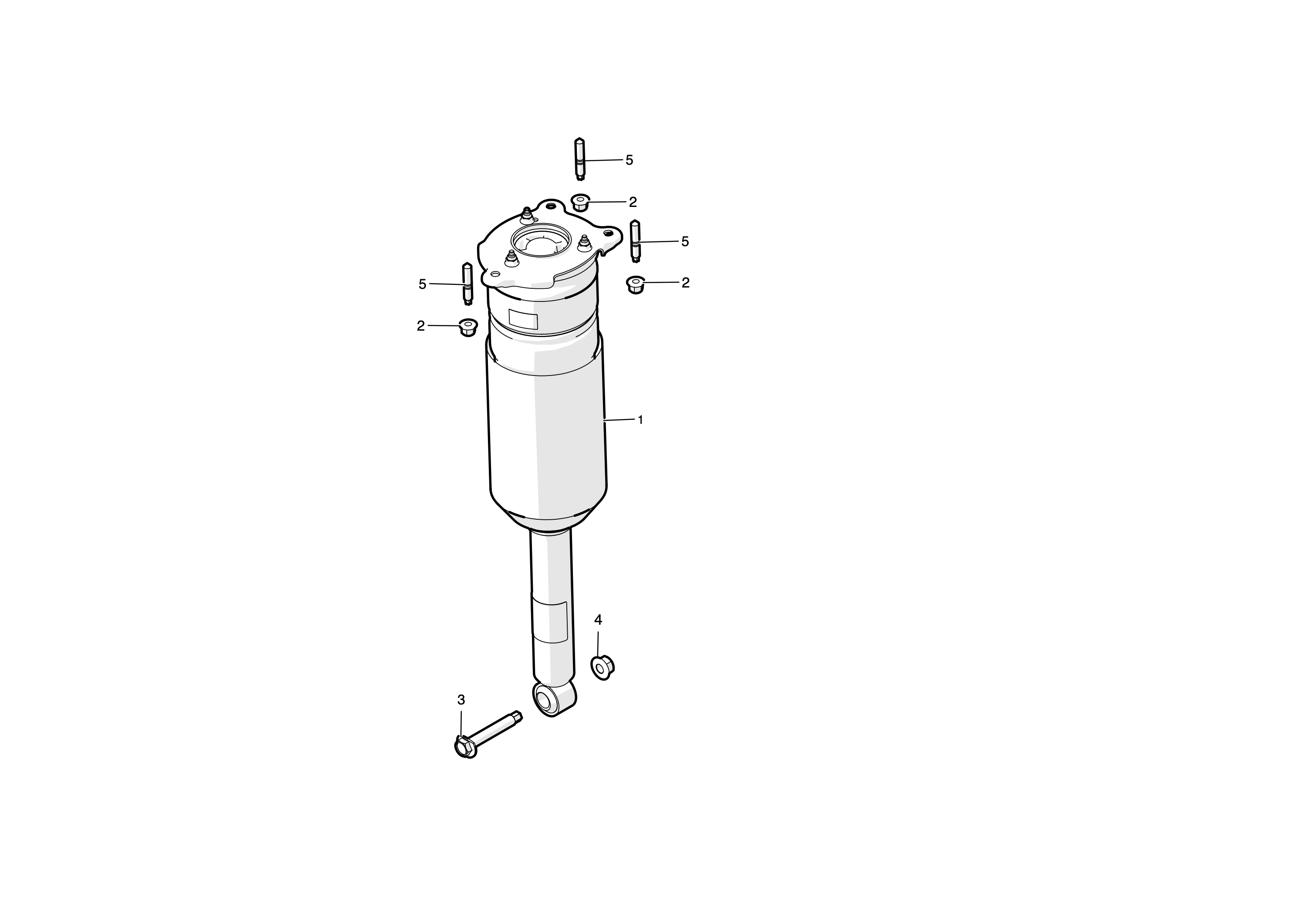 REAR AIR SPRING MODULE - LEFT HAND – 1066461-00-D
