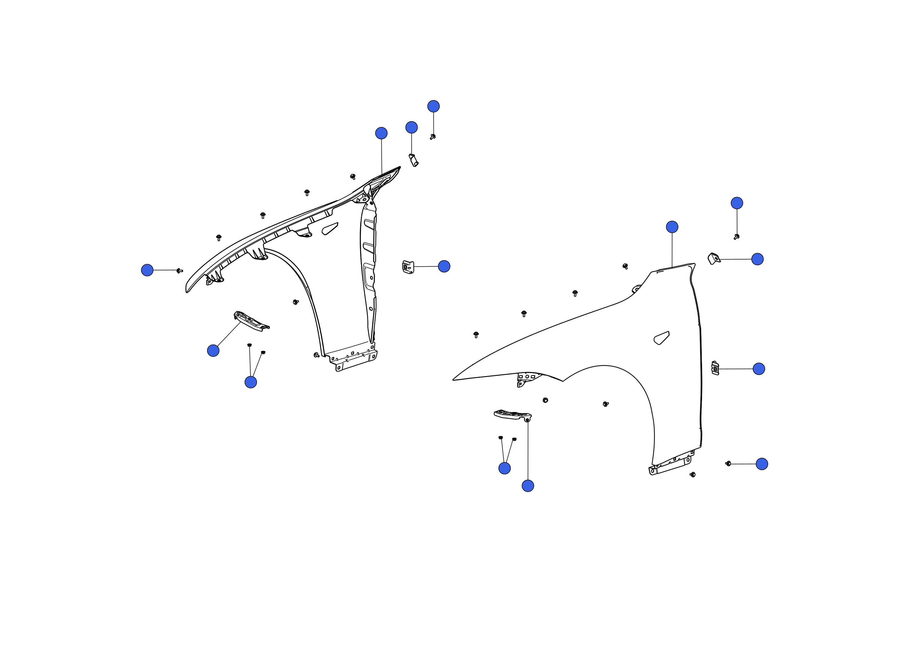 ASY-FR FENDER BRACE LEFT HAND SVC – 6009030-S0-B