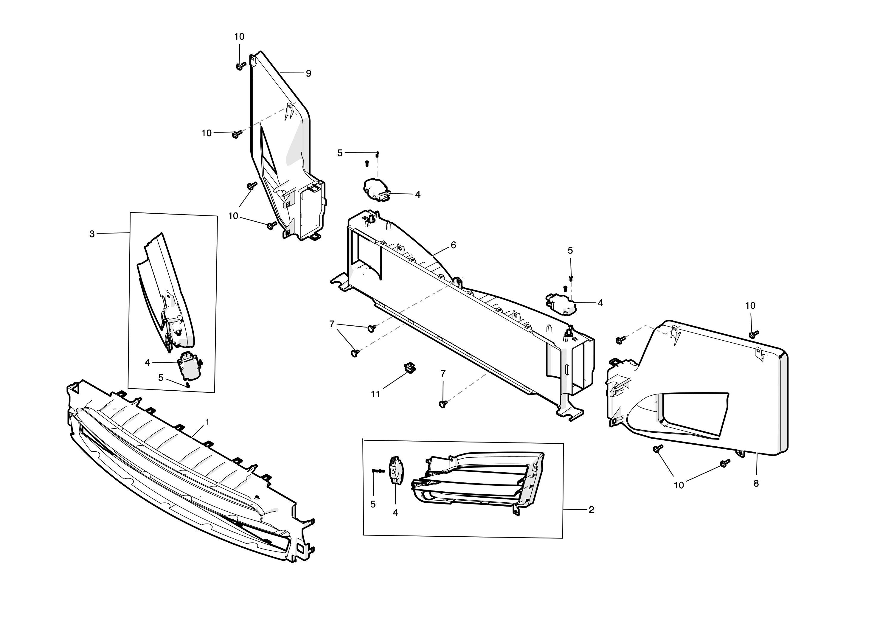 FRONT END FRONT DUCTING – 6008193-00-B