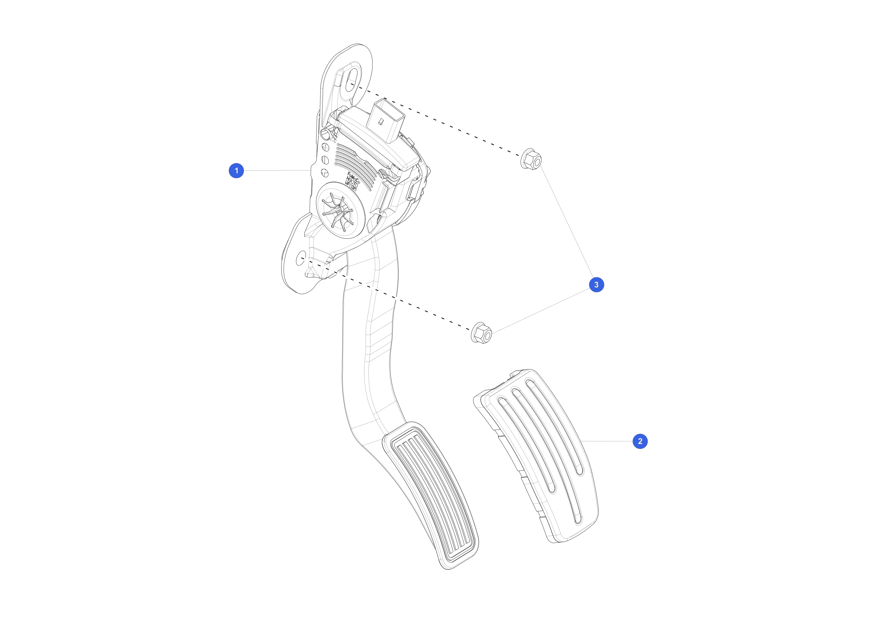 ACCELERATOR PEDAL – 1005307-00-A