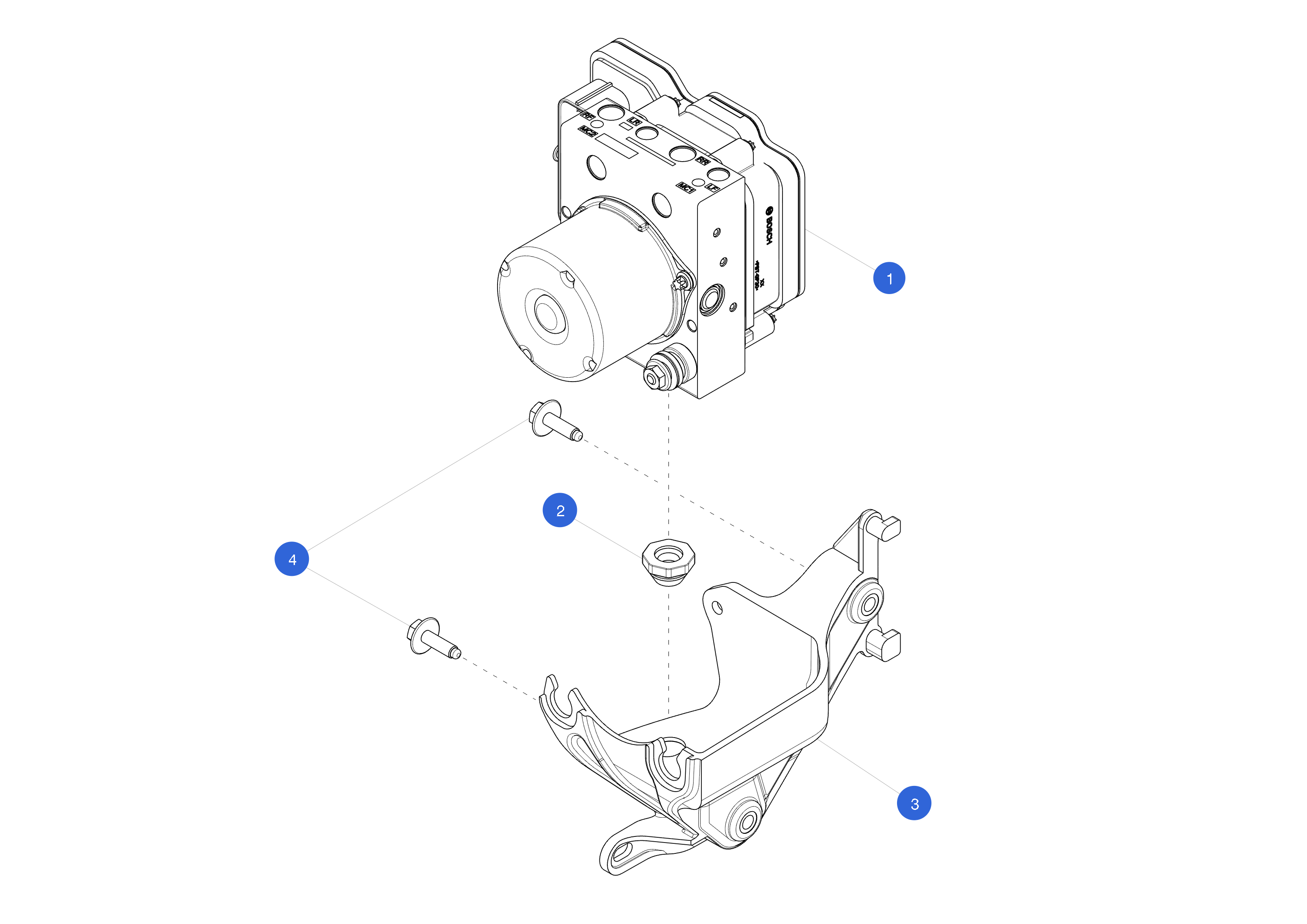 HYDRAULIC CONTROL UNIT BRACKET (1 pcs.) – 1188741-50-A