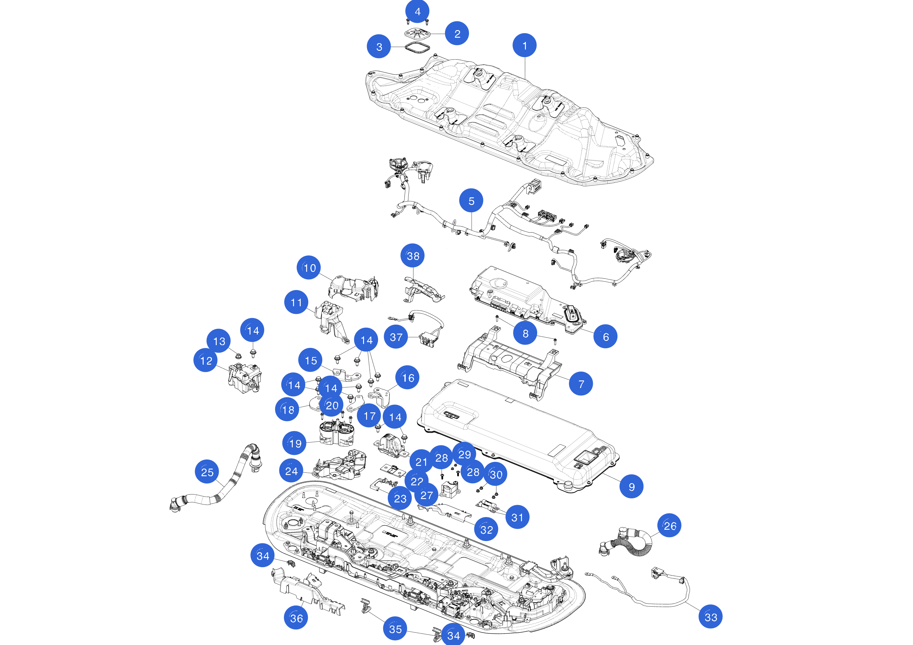 HIGH VOLTAGE SYSTEM CONTROLLER (1 pcs.) 1 – 1106394-21-P