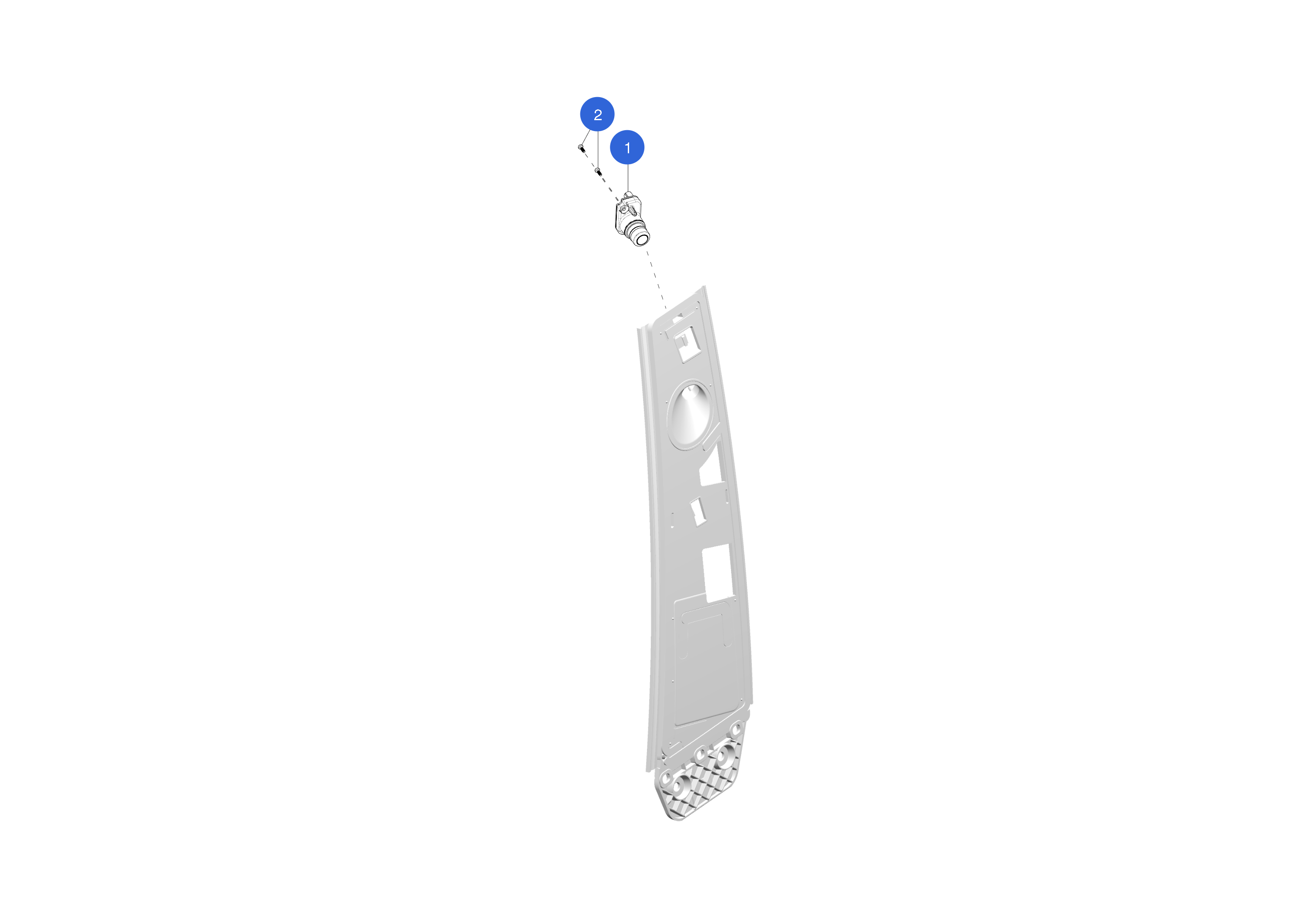 B-PILLAR CAMERA - LEFT HAND – 1656620-0L-B