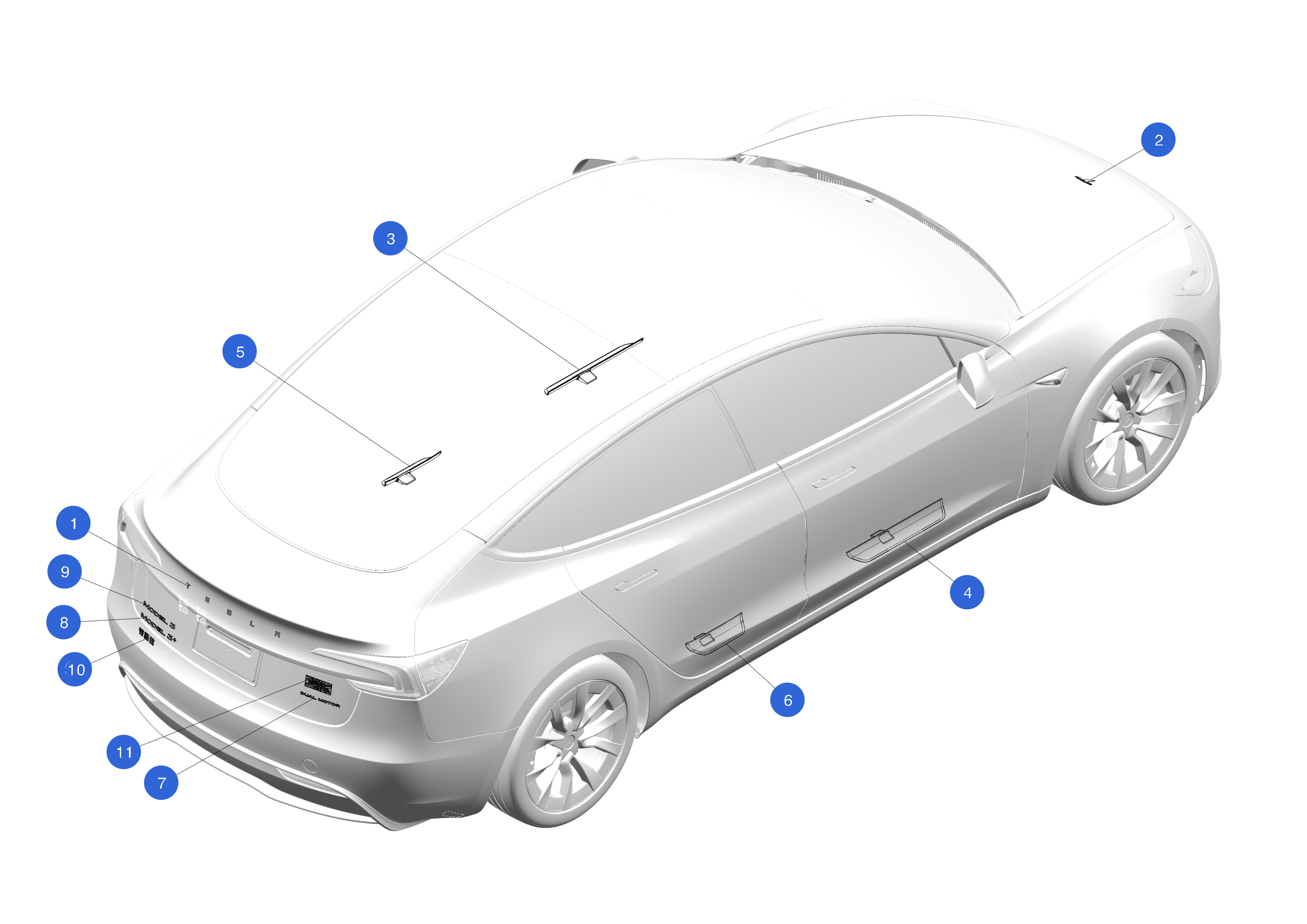 REAR SILL PLATE- LEFT HAND – 1763673-01-A