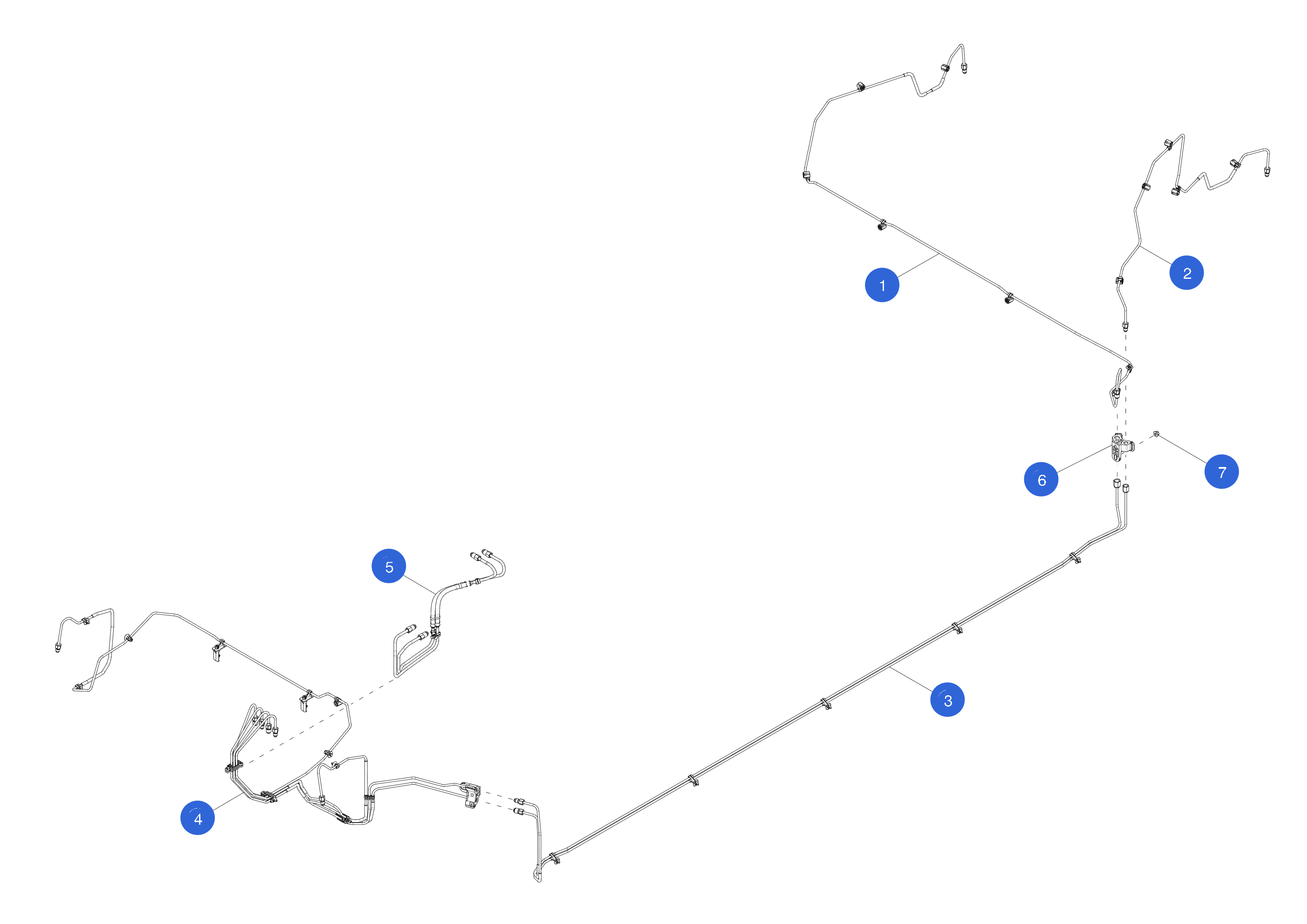 PIPE ASSEMBLY - SIDE SILL BRAKE - STRUCTURAL PACK (1 pcs.) – 2288713-00-B