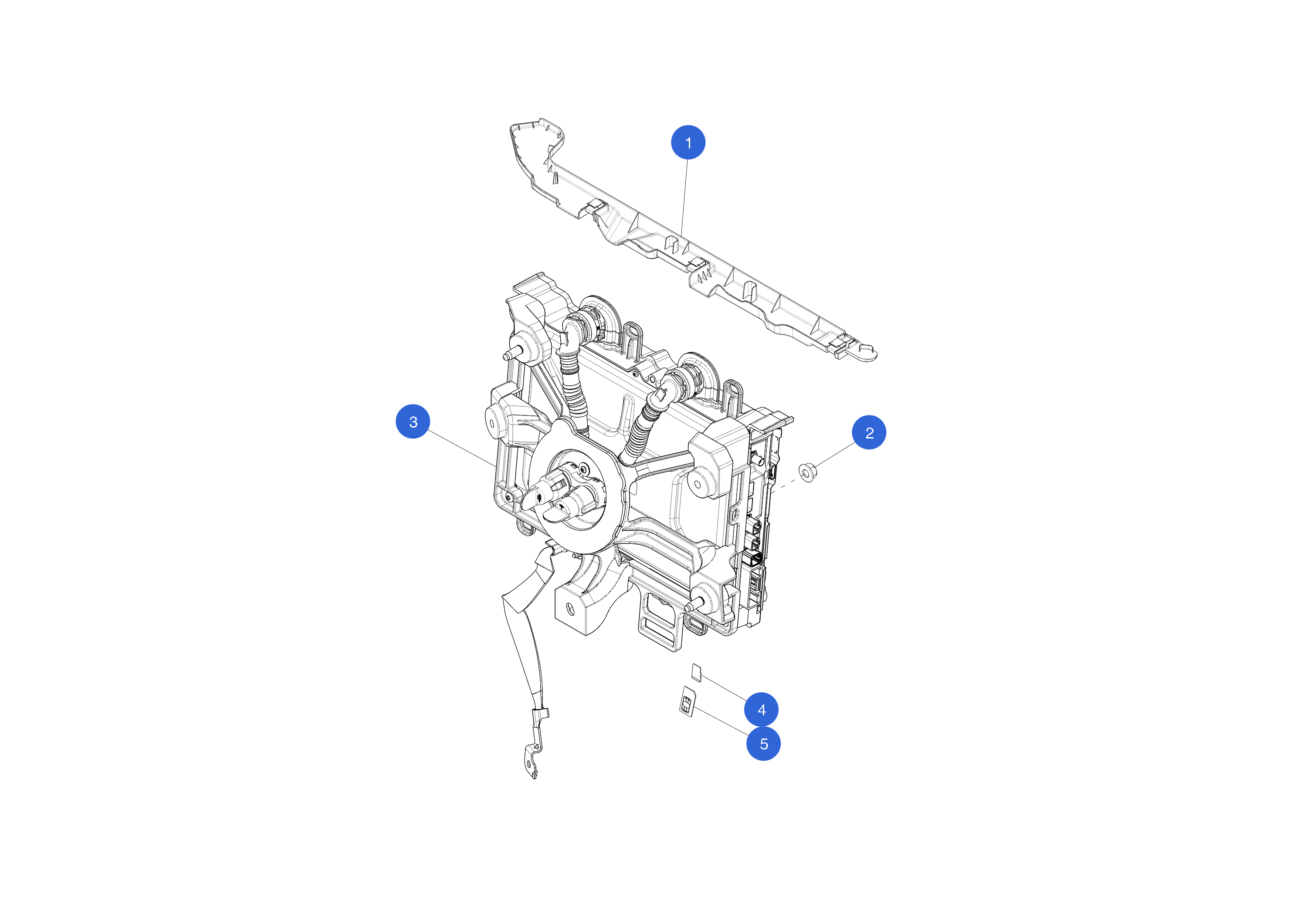 DRIP GUARD ASSEMBLY - CAR COMPUTER – 1899788-01-B