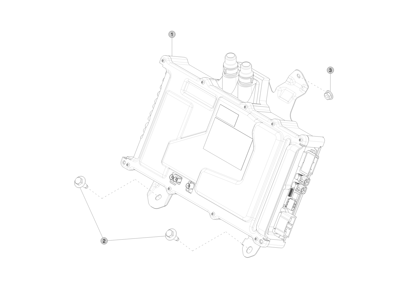 SE[CON] - HX - M6 - 1X28 - [98] - G1009[B] - MAT (2 pcs.) – 1469611-00-A