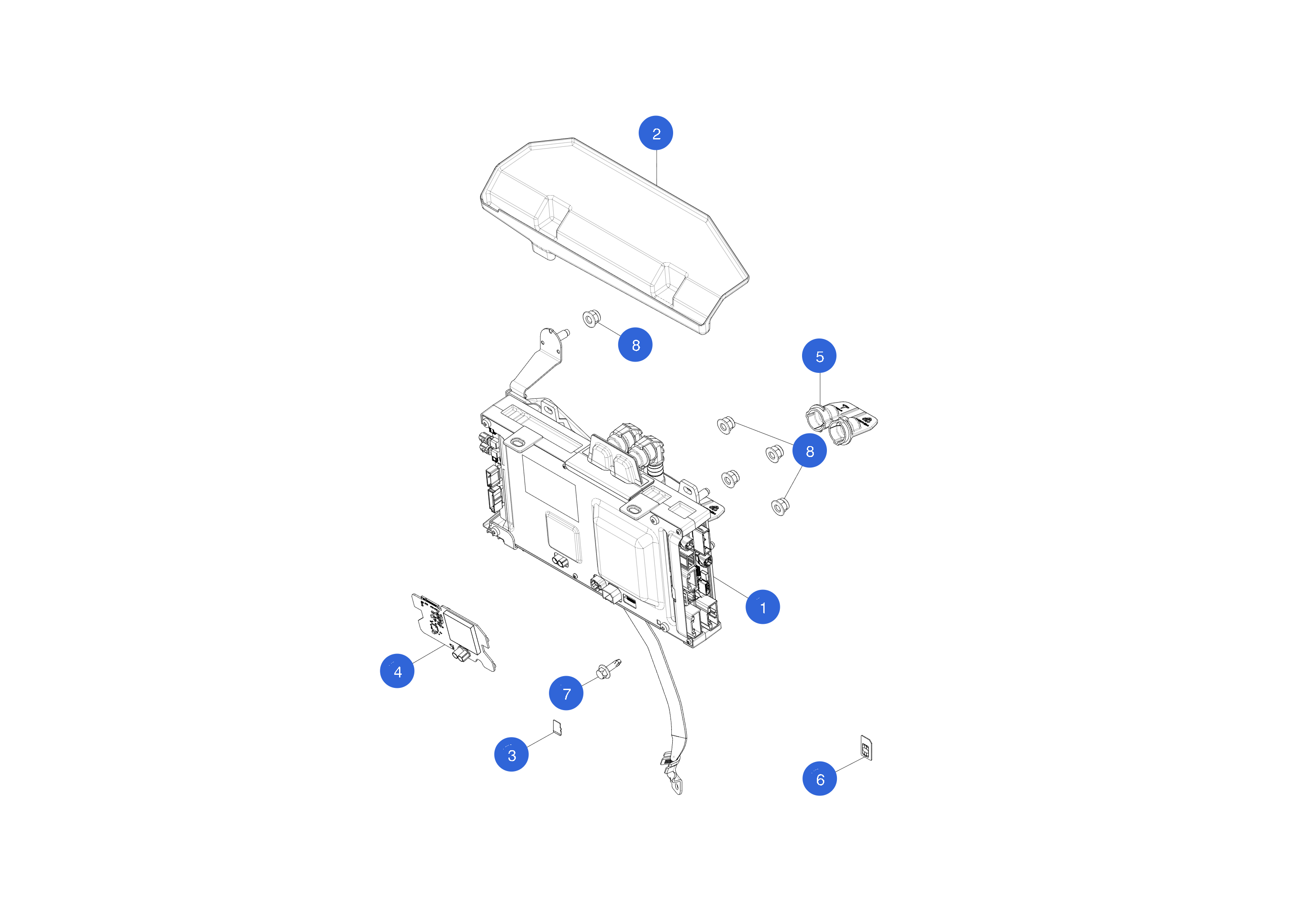 NUT,HF,M8-1.25,[10],ZNNI,PTP (5 pcs.) – 1111541-00-A