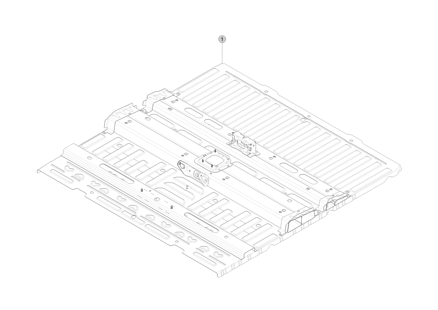 ASY - CENTER UNDERBODY – 1073931-SC-A