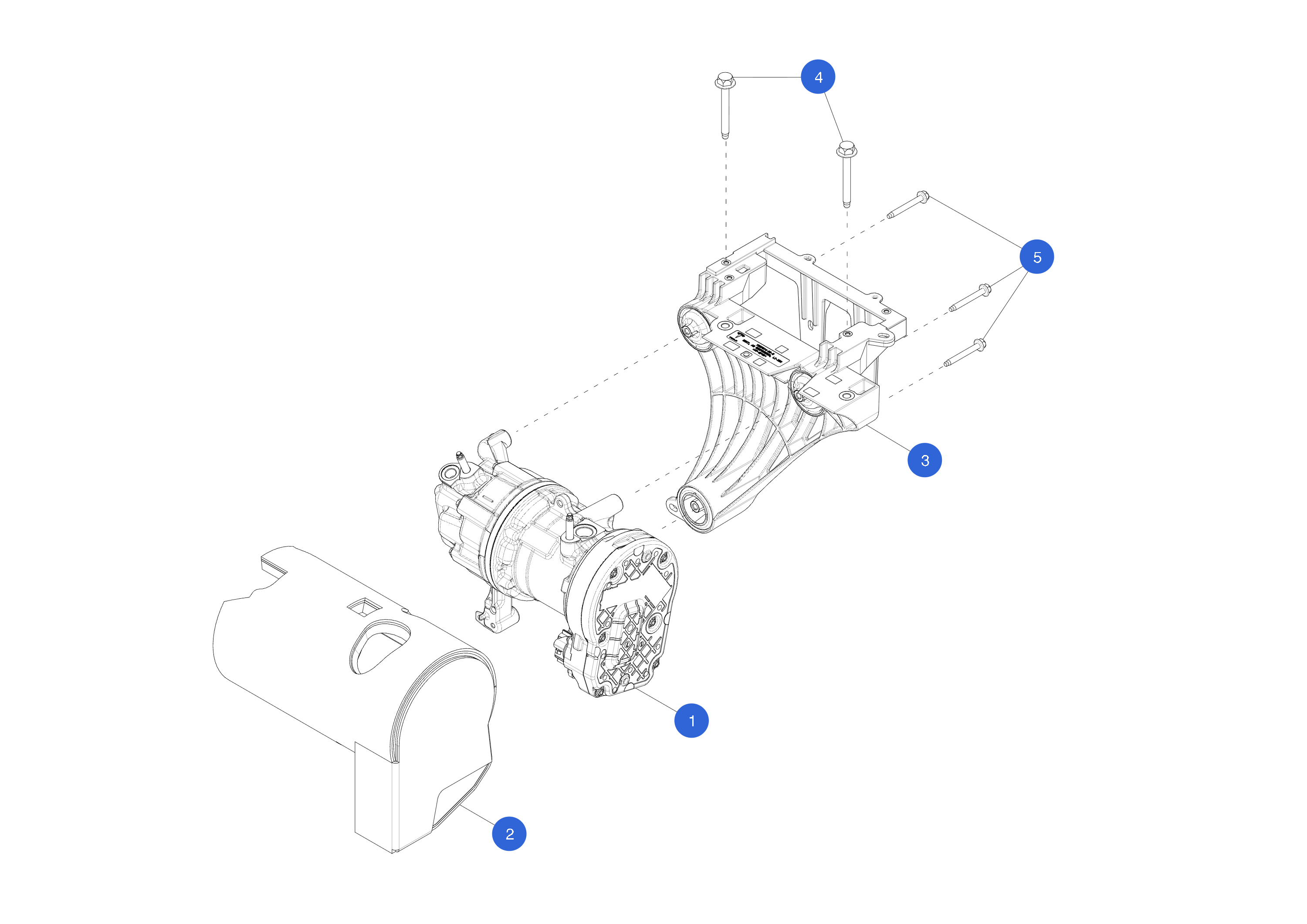 ASSEMBLY - AC COMPRESSOR - 41CC – 1501256-98-M