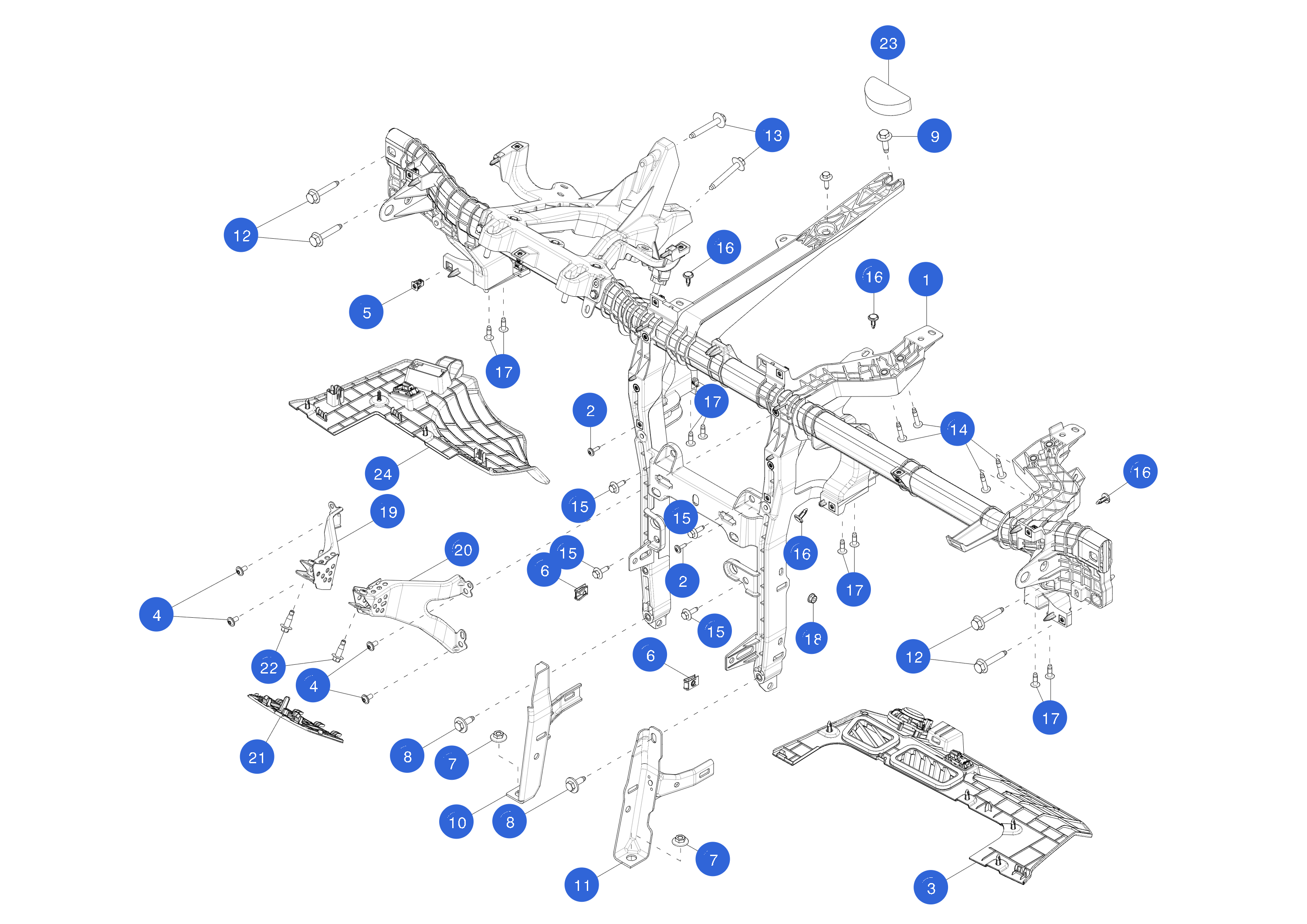 NUT HF M6-1.00[8]ZNAL. (2 pcs.)