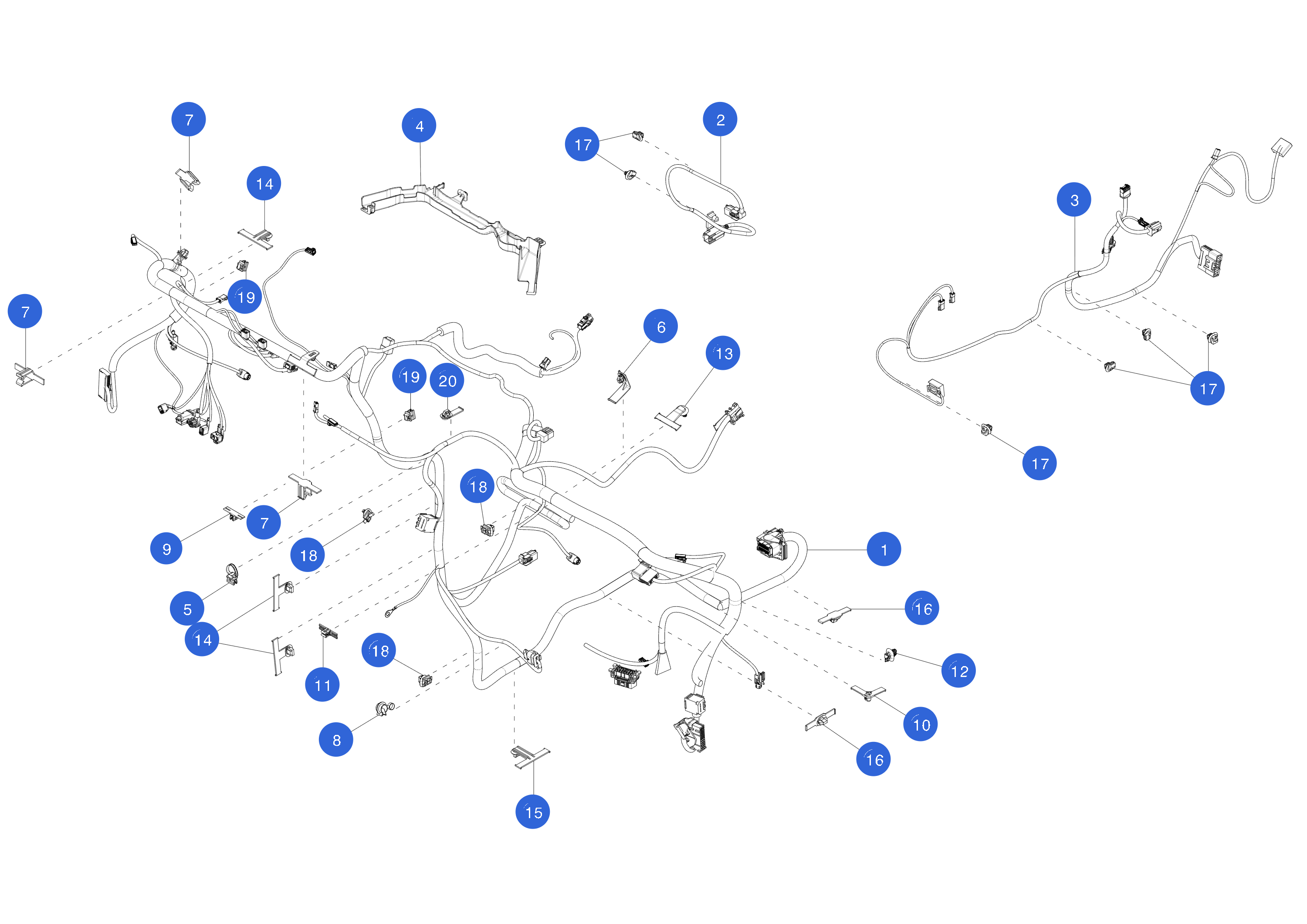CLIP - CABLE CLAMP - 10.2-14MM OD (1 pcs.) – 1026702-00-A