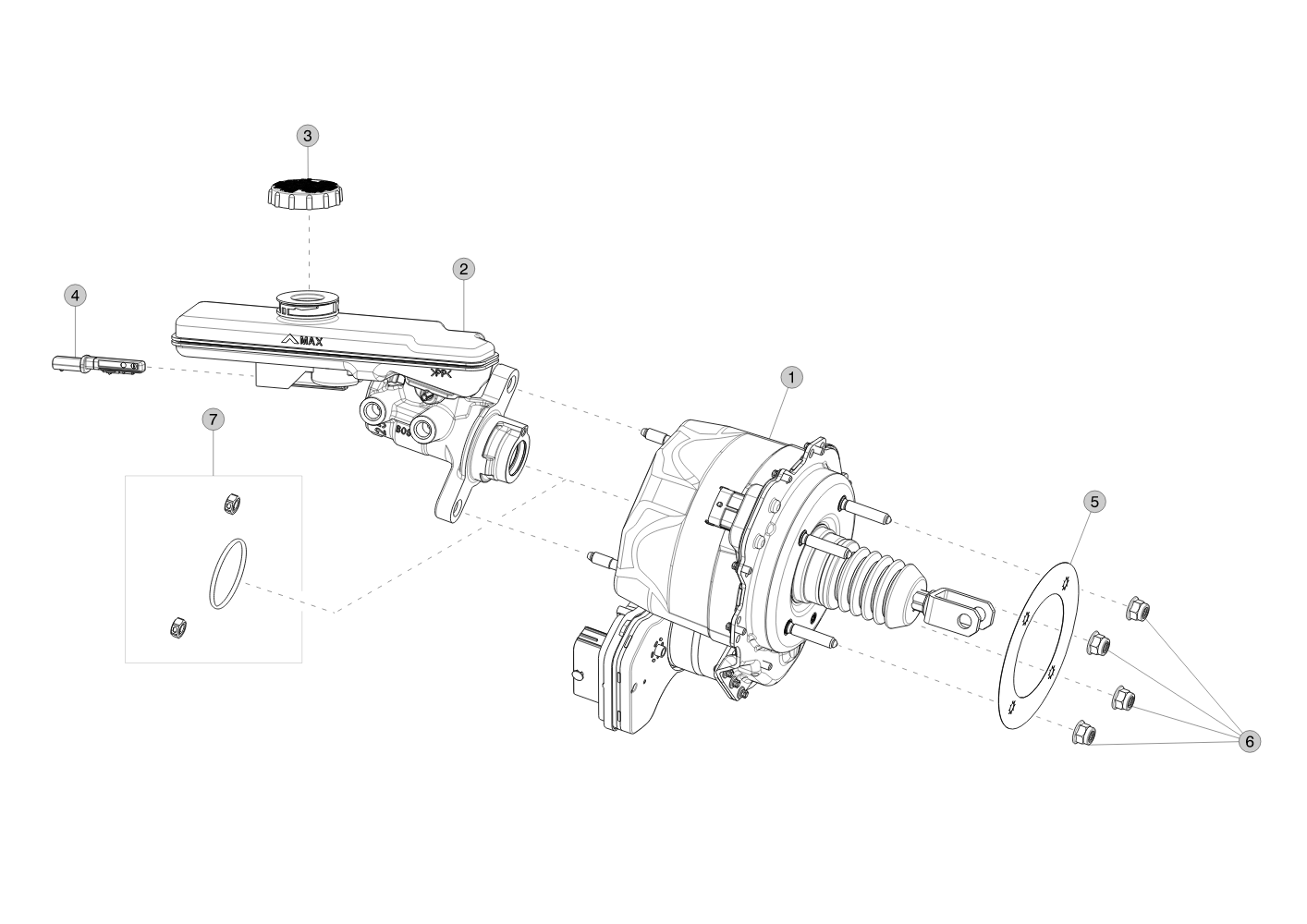 SERVICE KIT- MASTER CYLINDER INSTALLATION – 1044676-00-B