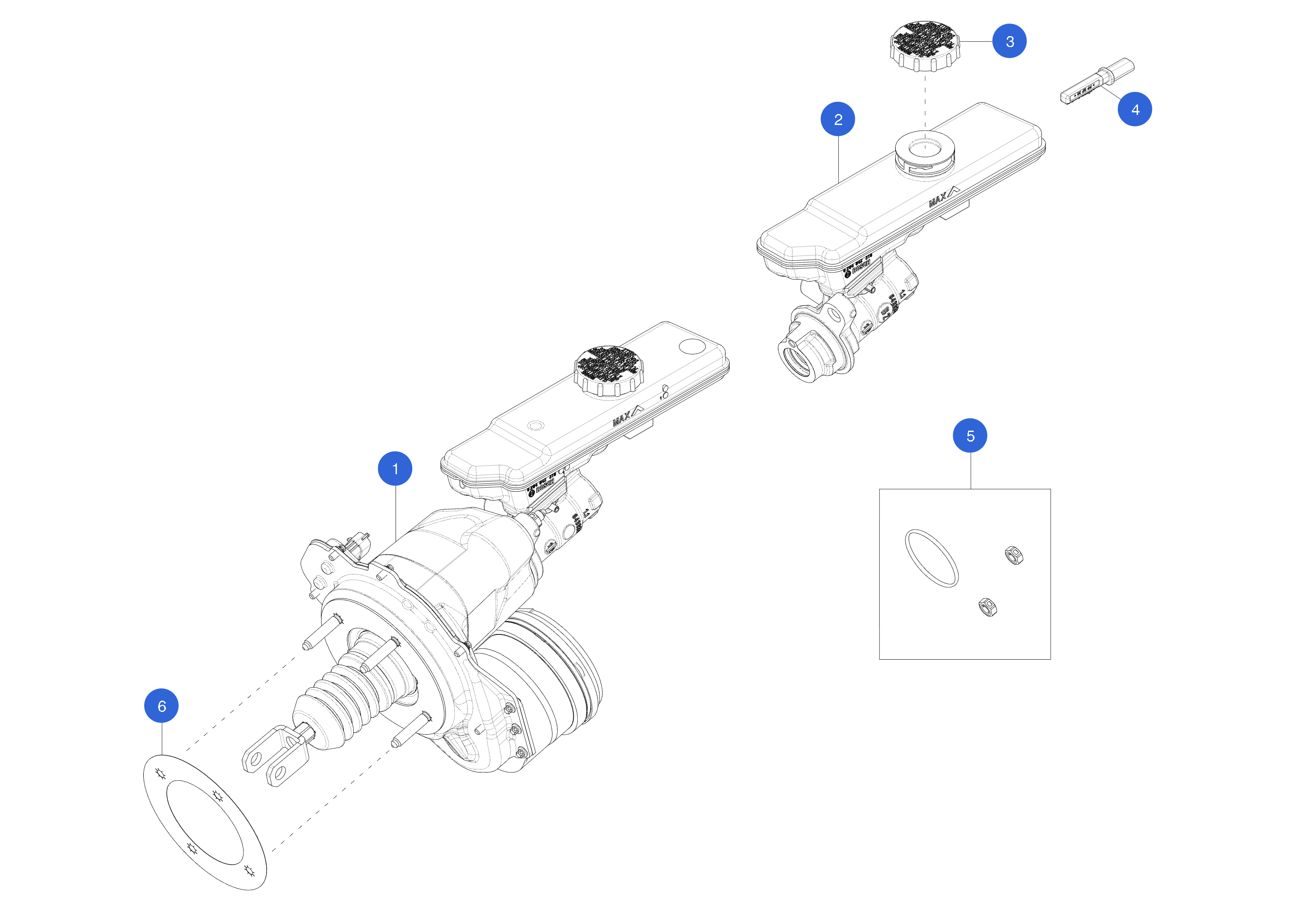 SERVICE KIT- MASTER CYLINDER INSTALLATION – 1044676-00-B