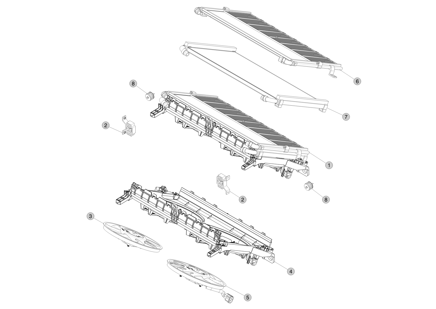 12MM RADIATOR, COOLING FAN MODULE ASY (1 pcs.) – 1619032-00-A