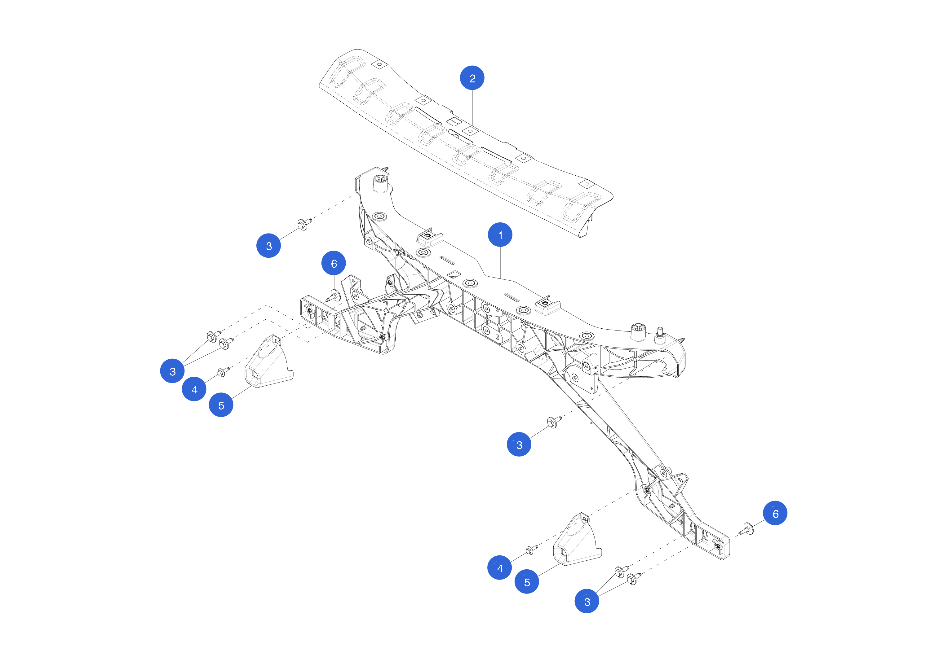 RVT PUSH-PULL 8X18X20.0 (0M1M) - CUSHION TRIM KIT TO FRAME (1 pcs.) – 1006521-00-A