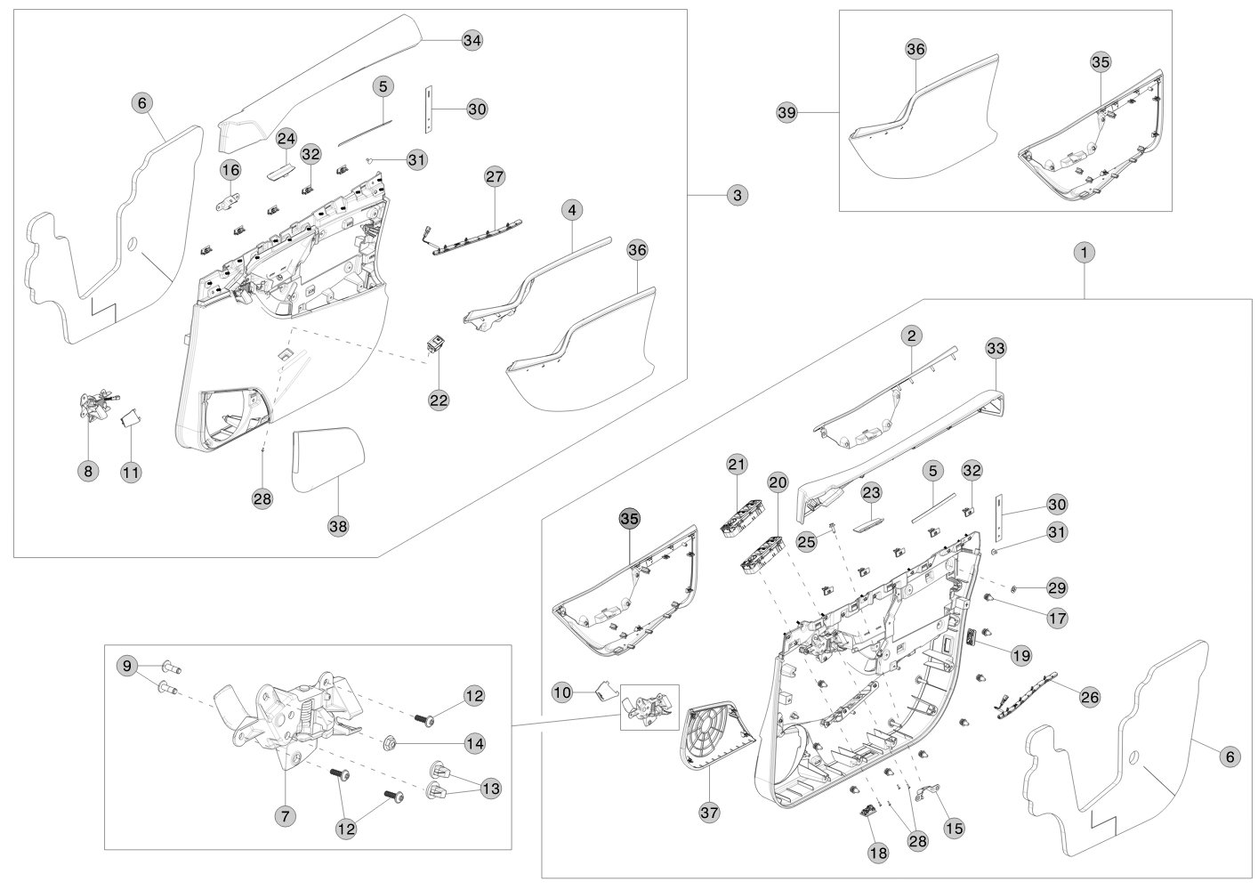 SCR - M6x16 - TORX - STL - Znc - RECLINER MOTOR SCREW (4 pcs.) – 1008169-00-A