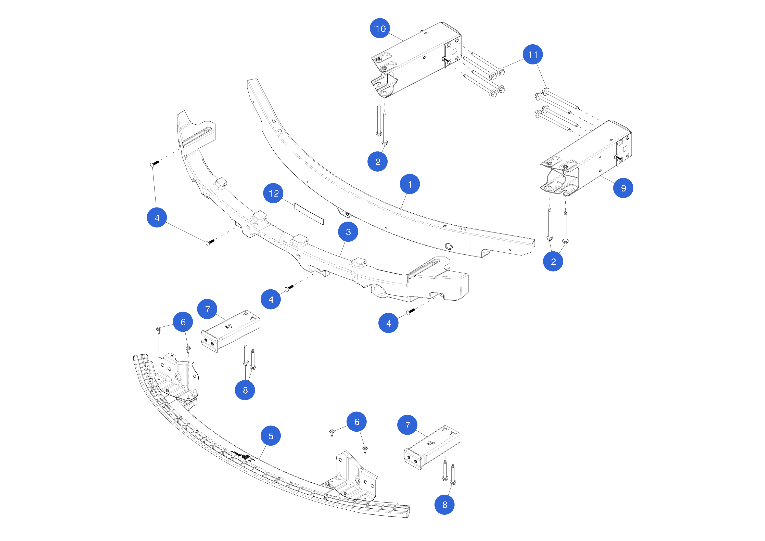 BUMPER BEAM FOAM – 1741046-00-G
