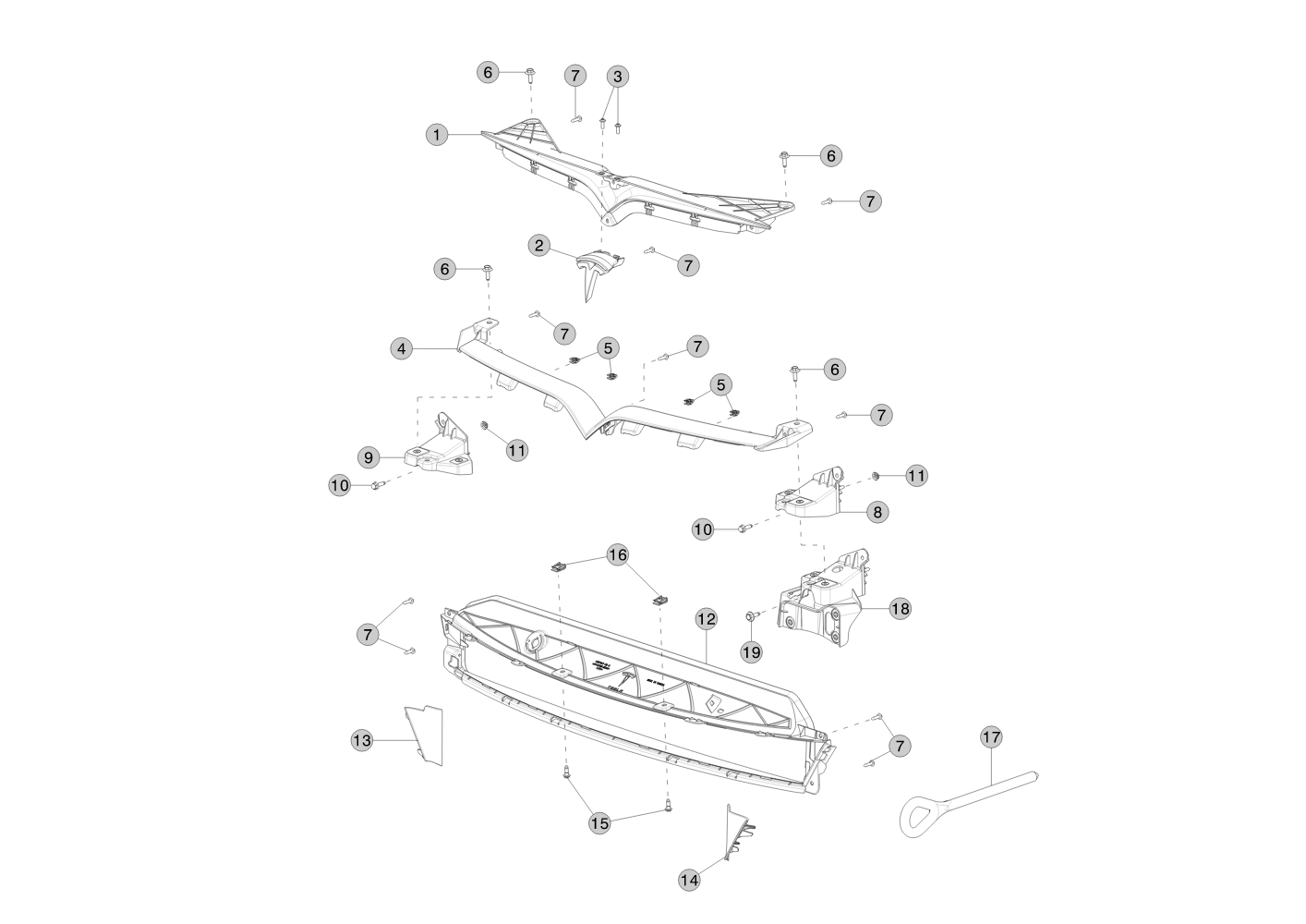 SCREW ST WASHER M6X20 ZNAL (25 pcs.) – 1006539-00-A