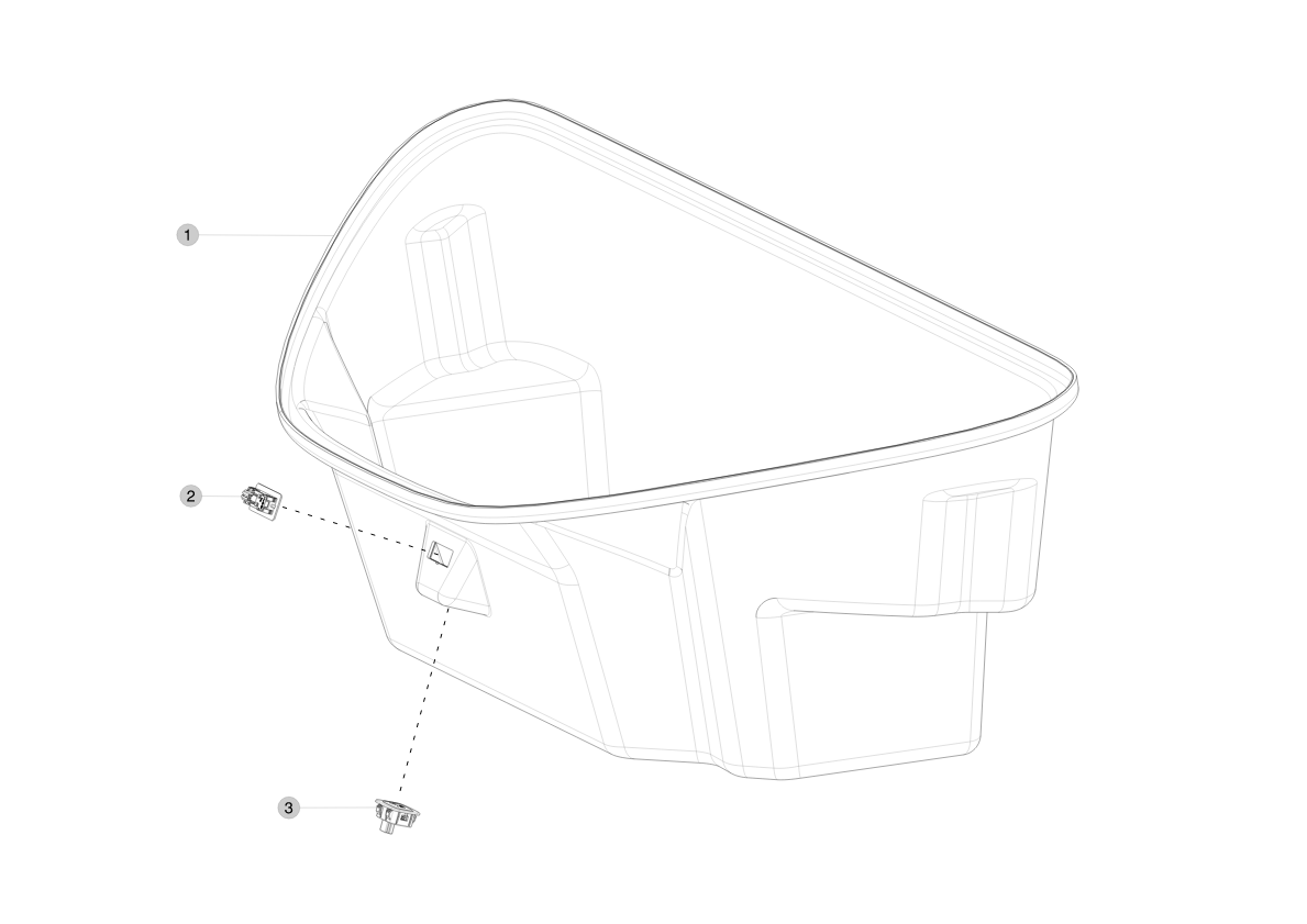 PUDDLE LAMP V2.0 20mA (1 pcs.) – 1634440-98-B