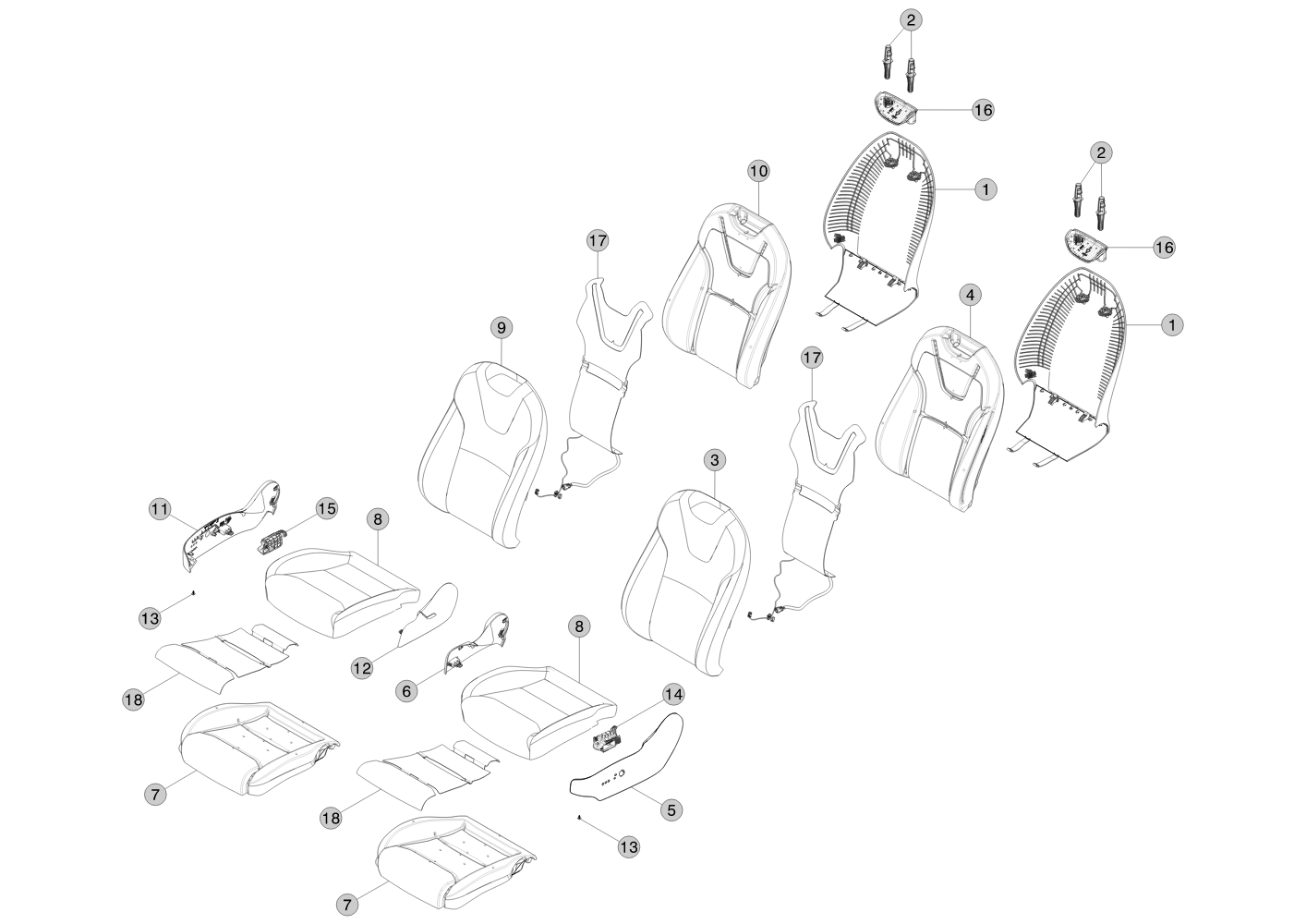 1ST ROW OUTBOARD SIDESHIELD - FOR RIGHT HAND SEAT (1 pcs.) – 1493831-00-A