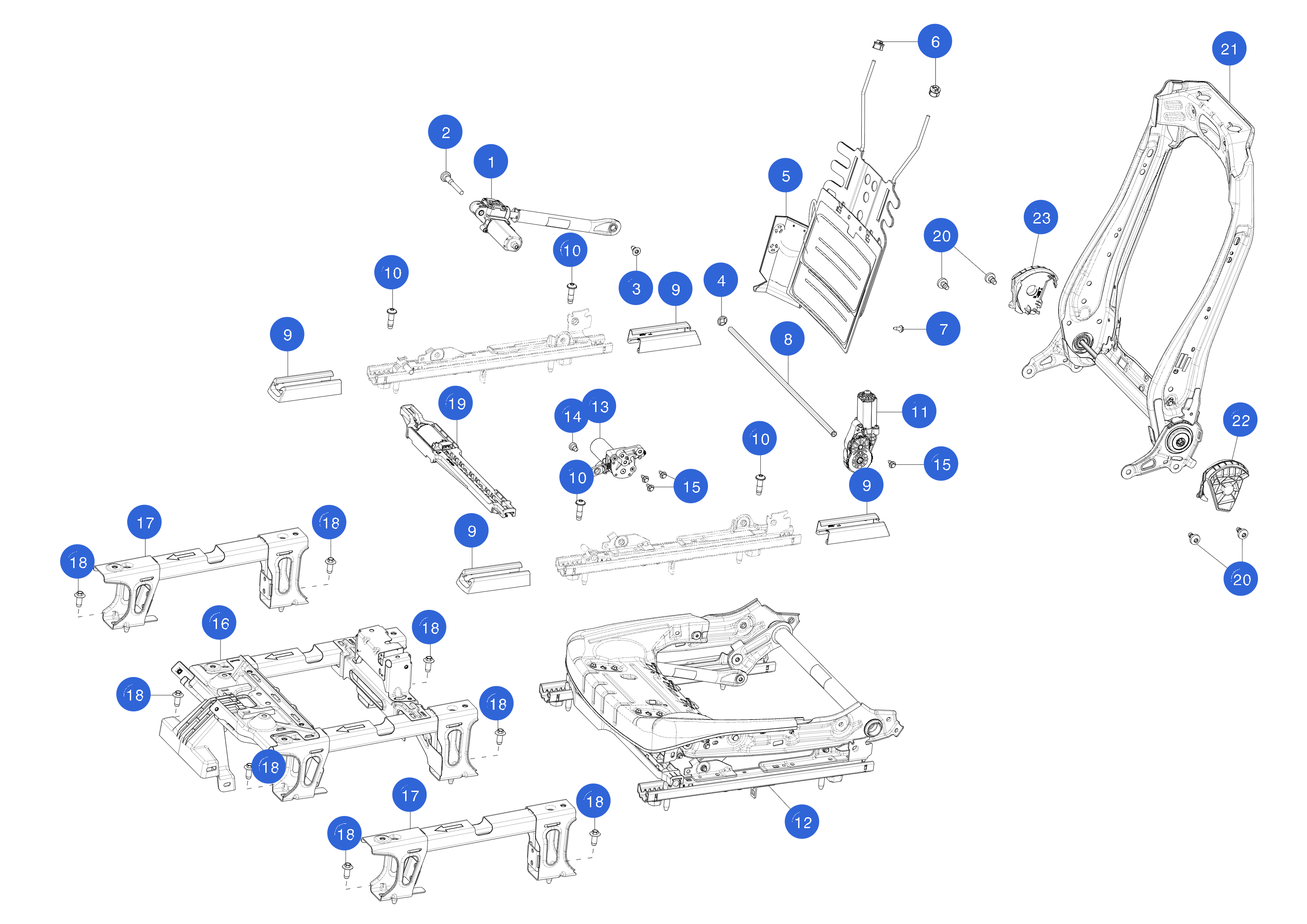 FIRST ROW TRACK COVER (4 pcs.) – 1566573-00-B