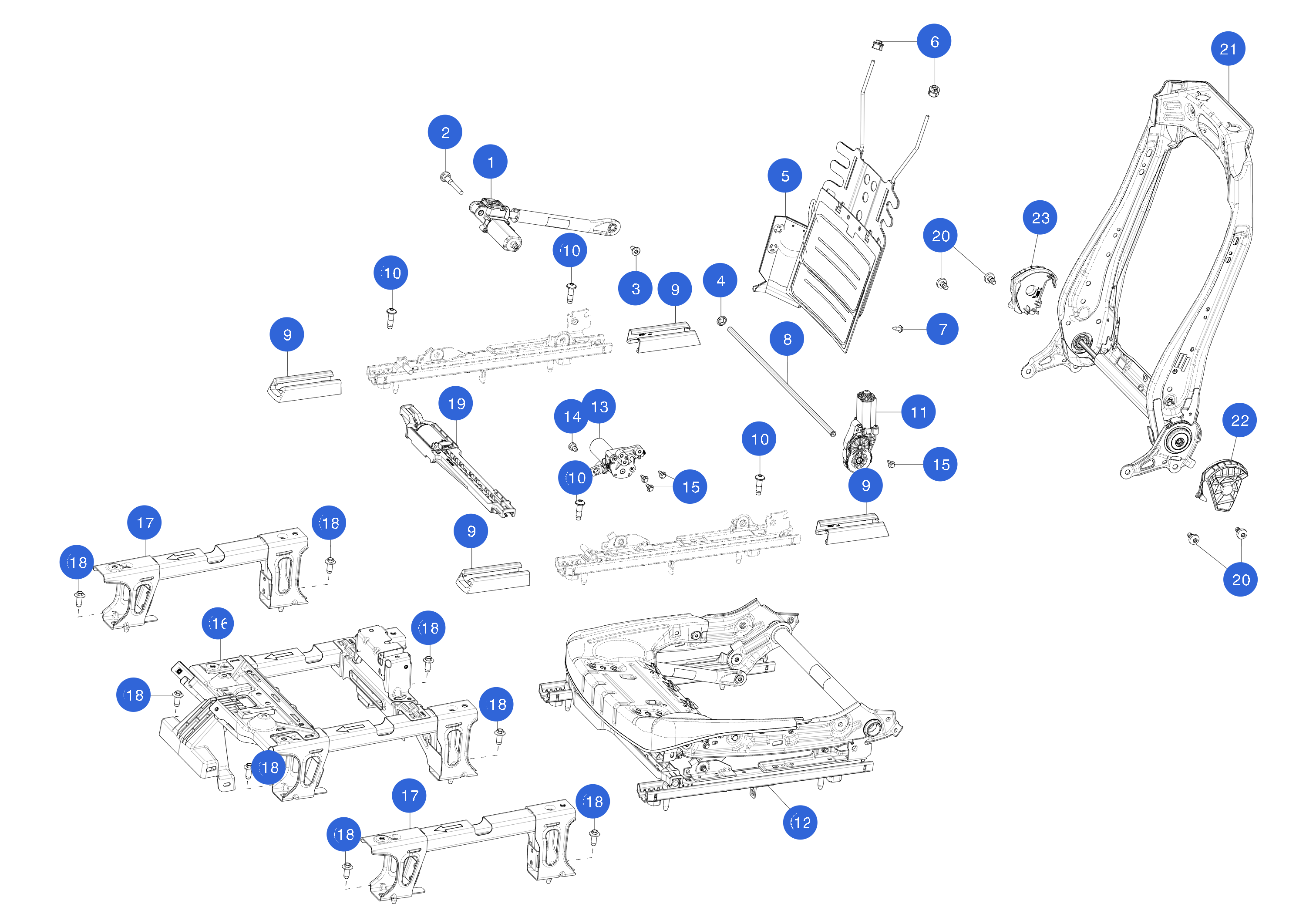 SBOLT,FL,[10X6.2],M8X14,[109],ZN,ADH,MAT: MINI-TILT MOTOR BOLT – 1109741-00-E
