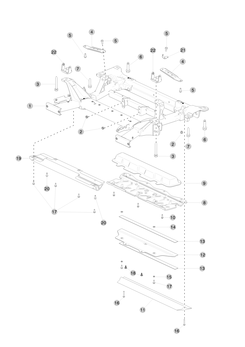 BOLT HF M6X25 PC88 (50 pcs.) – 2007206