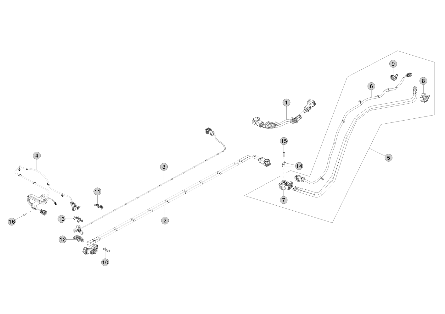 HIGH VOLTAGE BRACKET - ANCILLARY - FRONT TOP (1 pcs.) – 1100169-00-D